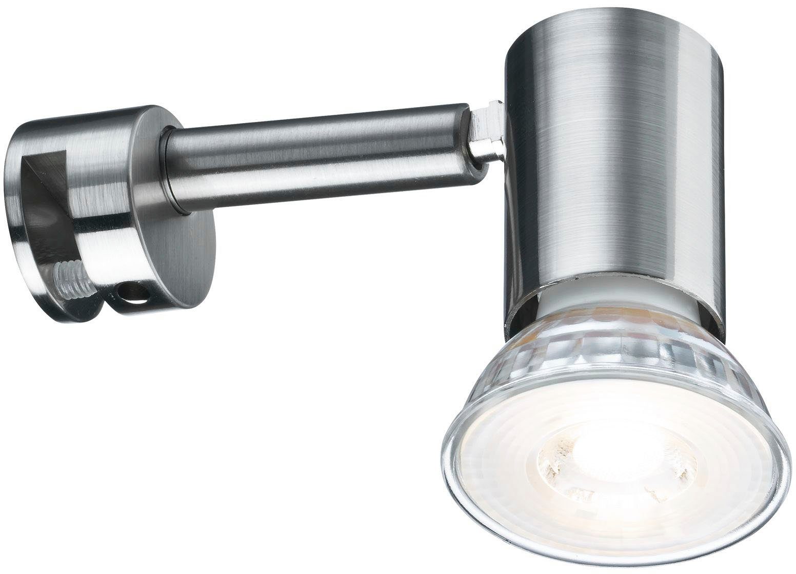 Paulmann Spiegellamp Galeria LED Simplo Geborsteld ijzer incl. Lichtbron 1x5,3W GU10 GU10, Galeria LED Simplo Ijzer geborsteld incl. lichtbron 1x5,3W GU9 (1 stuk)