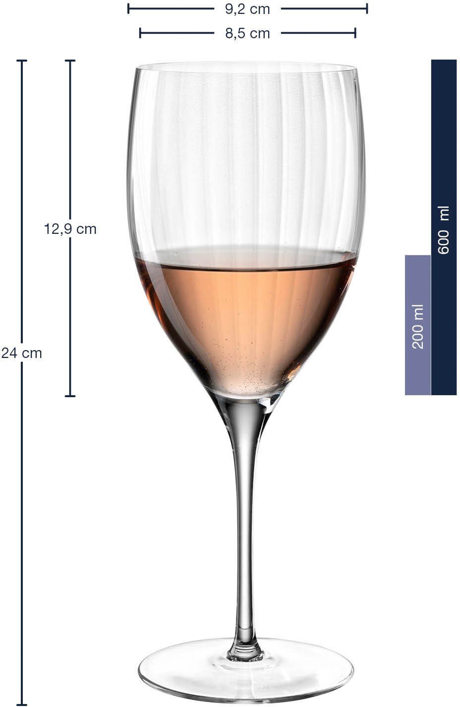 LEONARDO Rodewijnglas Poesia 600 ml(set, 6-delig)