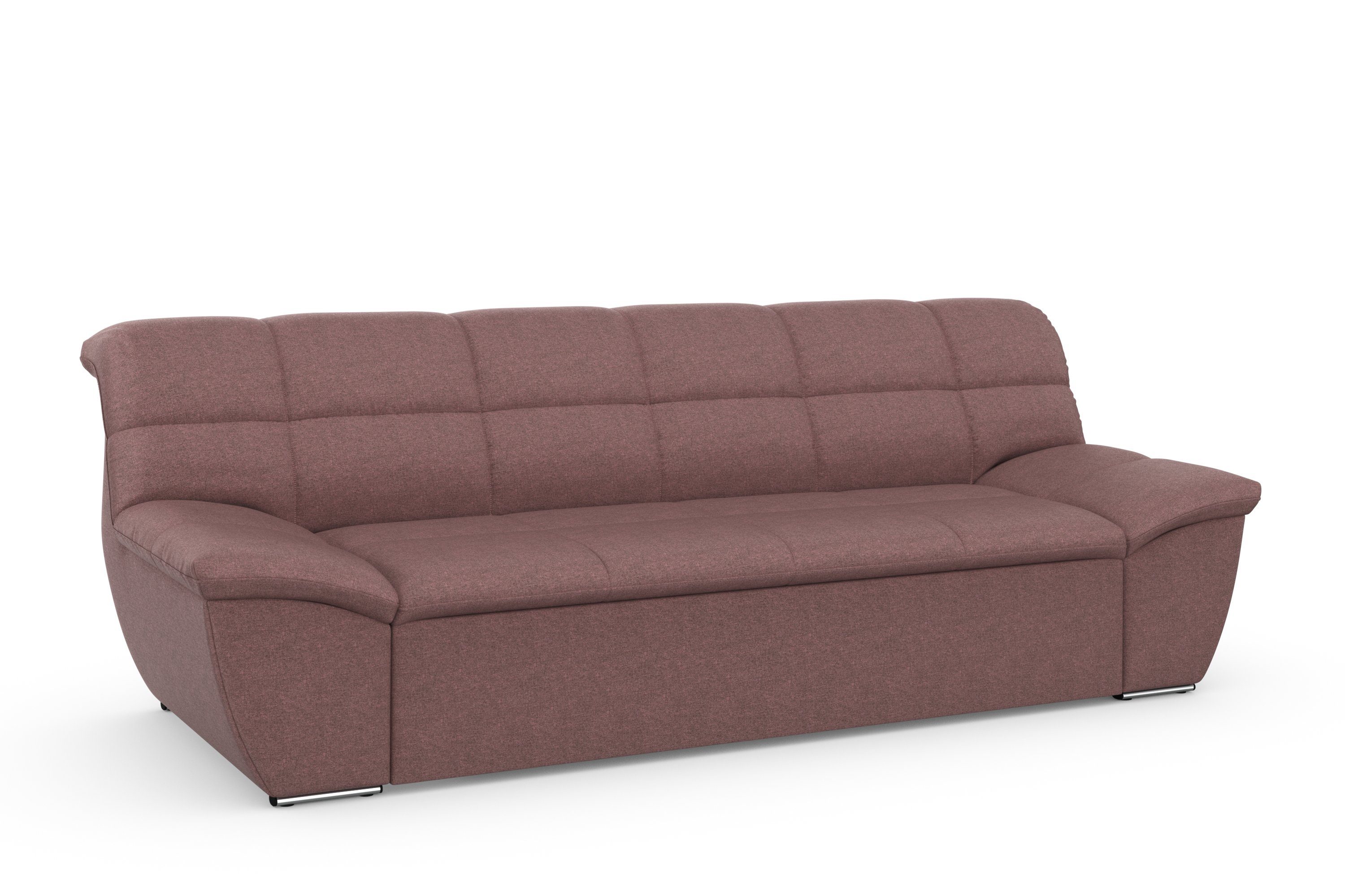 DOMO collection 3-zitsbank Splash, moderne stiksels in de zitting en rug, comfortabel,