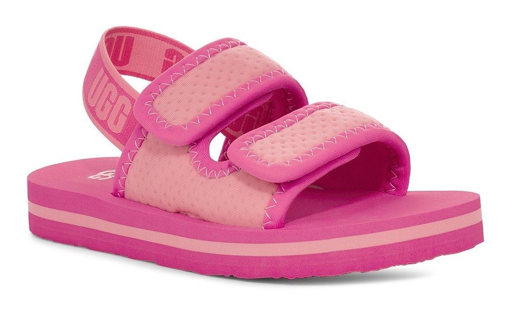 UGG Badslippers K LENNON SLINGBACK , zomerschoen, badschoen, bandensandaal, met elastische hielband