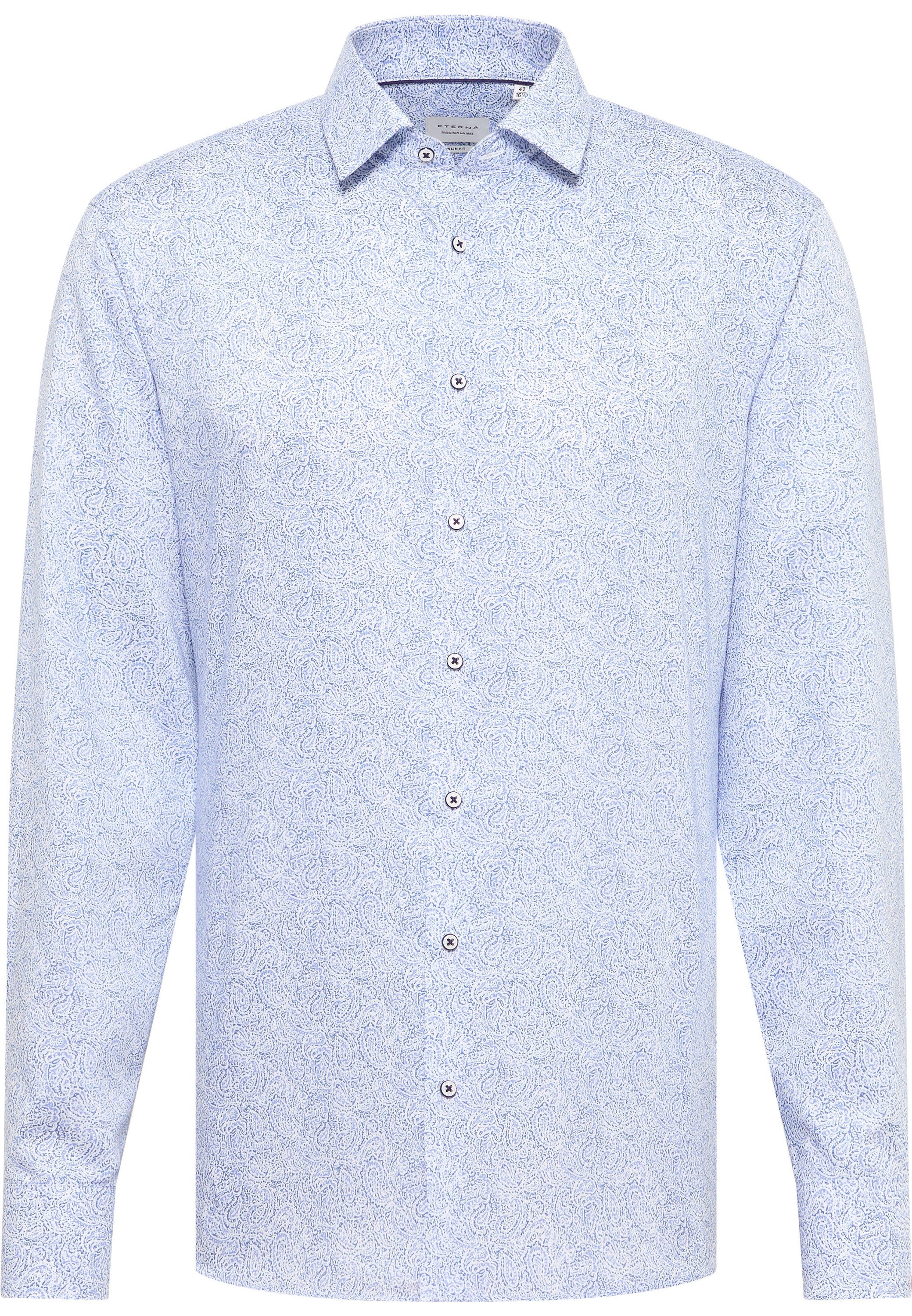 Eterna Overhemd met lange mouwen Slim fit NON IRON (strijkvrij)