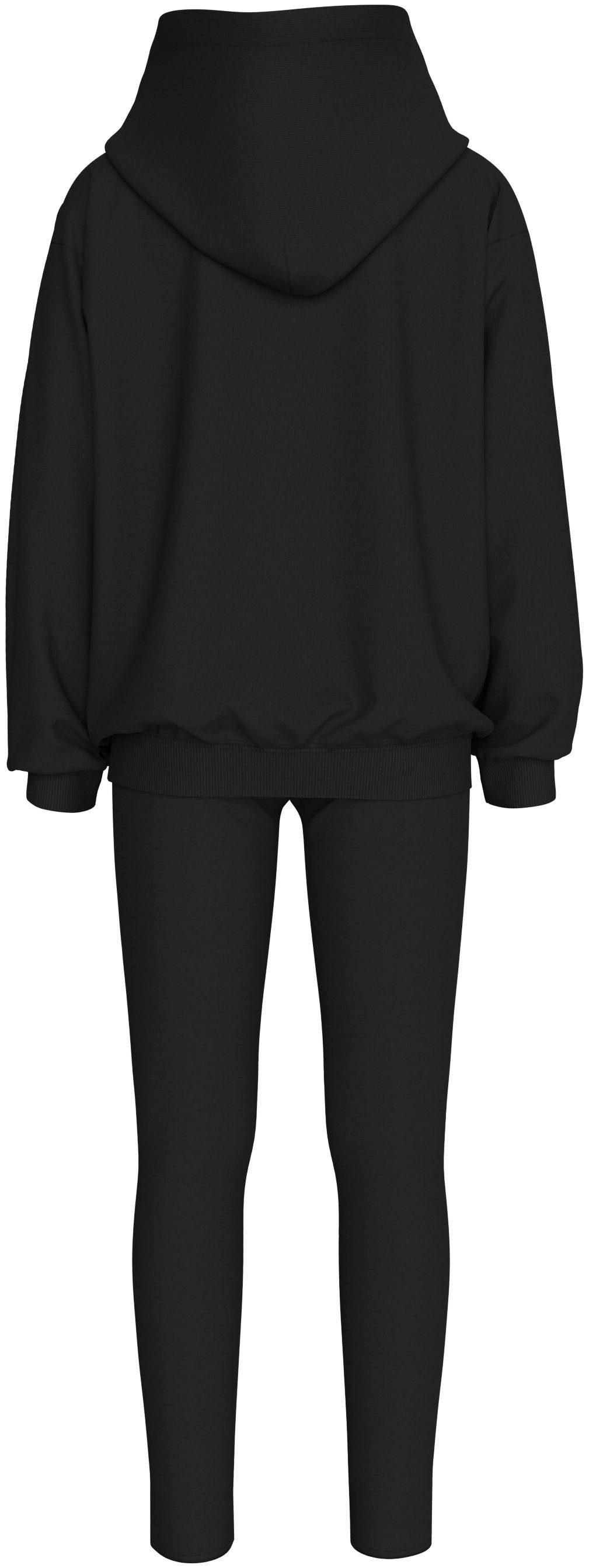 Calvin Klein Shirt met lange mouwen & legging INST.LOGO RLX.HOODIE LEGGING SET