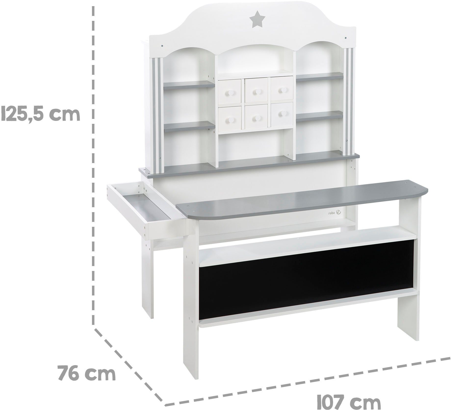 Roba® Winkel Snoepwinkel, wit