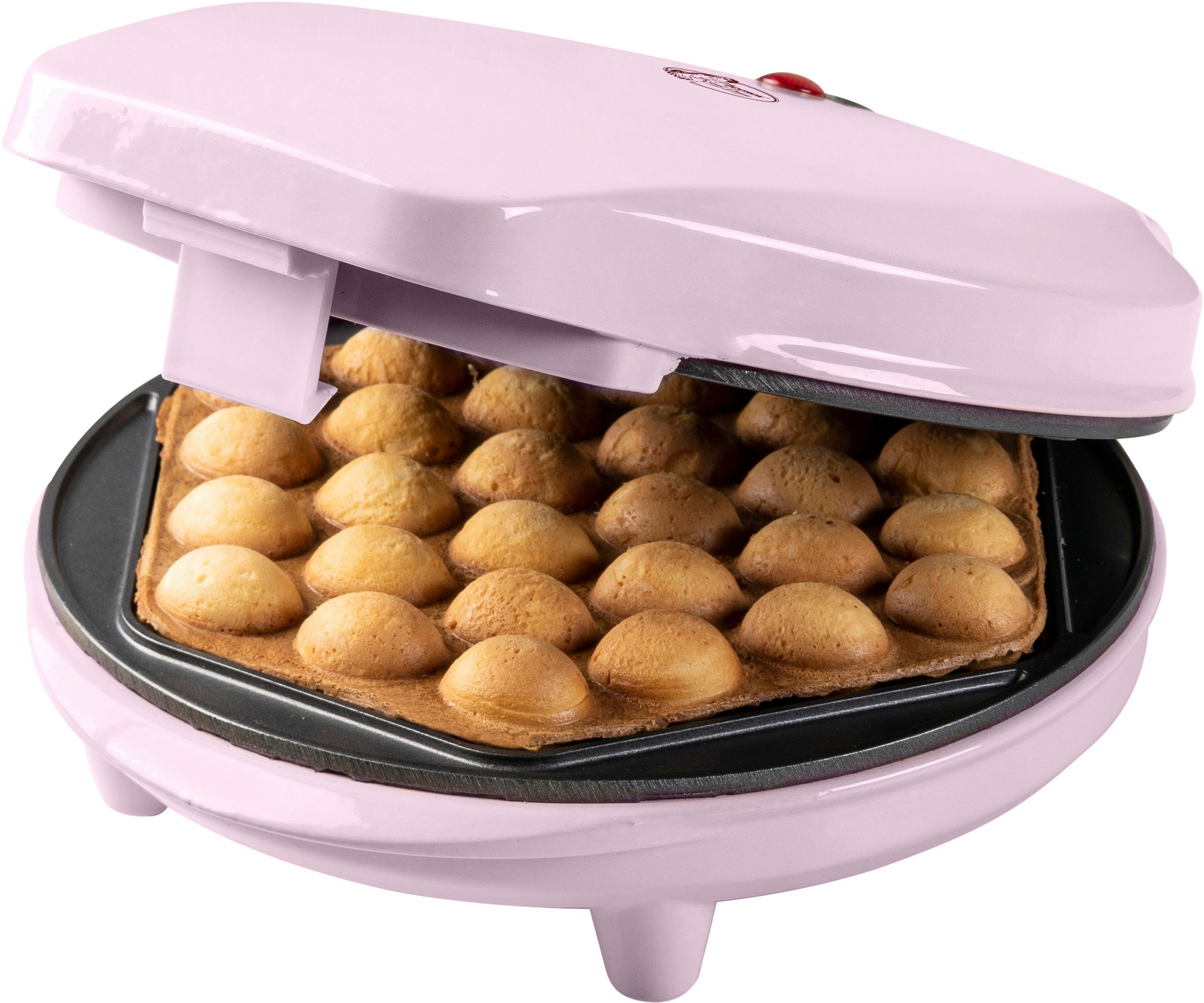 bestron Wafelijzer ABWM300P voor bubble wafels die gevuld kunnen worden, met controlelampje &...
