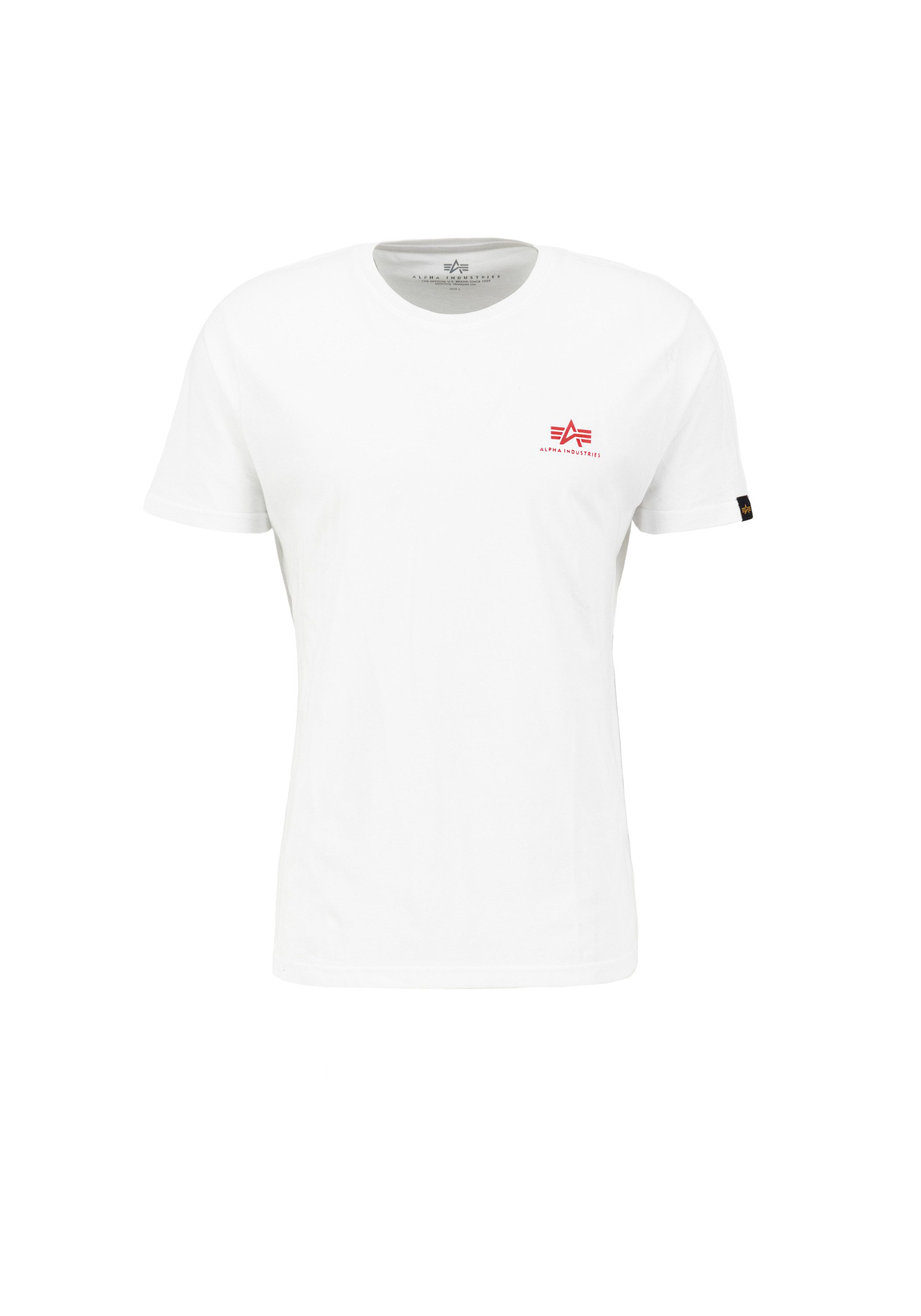 Alpha Industries T-shirt Alpha Industries Men - T-Shirts Backprint T heren t-shirts maat XS wit