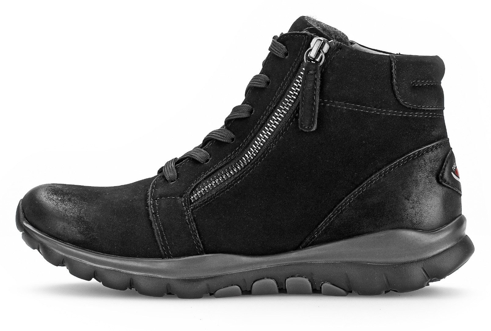 Gabor Rollingsoft Hoge veterschoenen met geprofileerde rubberzool
