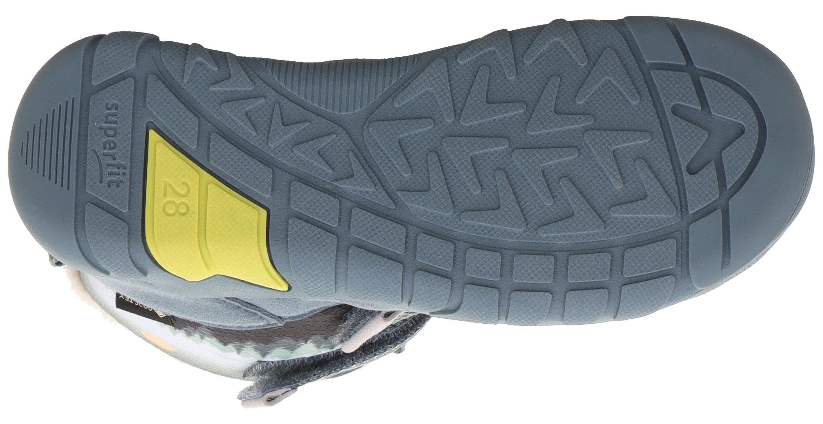 Superfit Winterlaarzen TRACE WMS: mittel Blote voet schoen, klittenbandschoen, winterlaars met digitale print