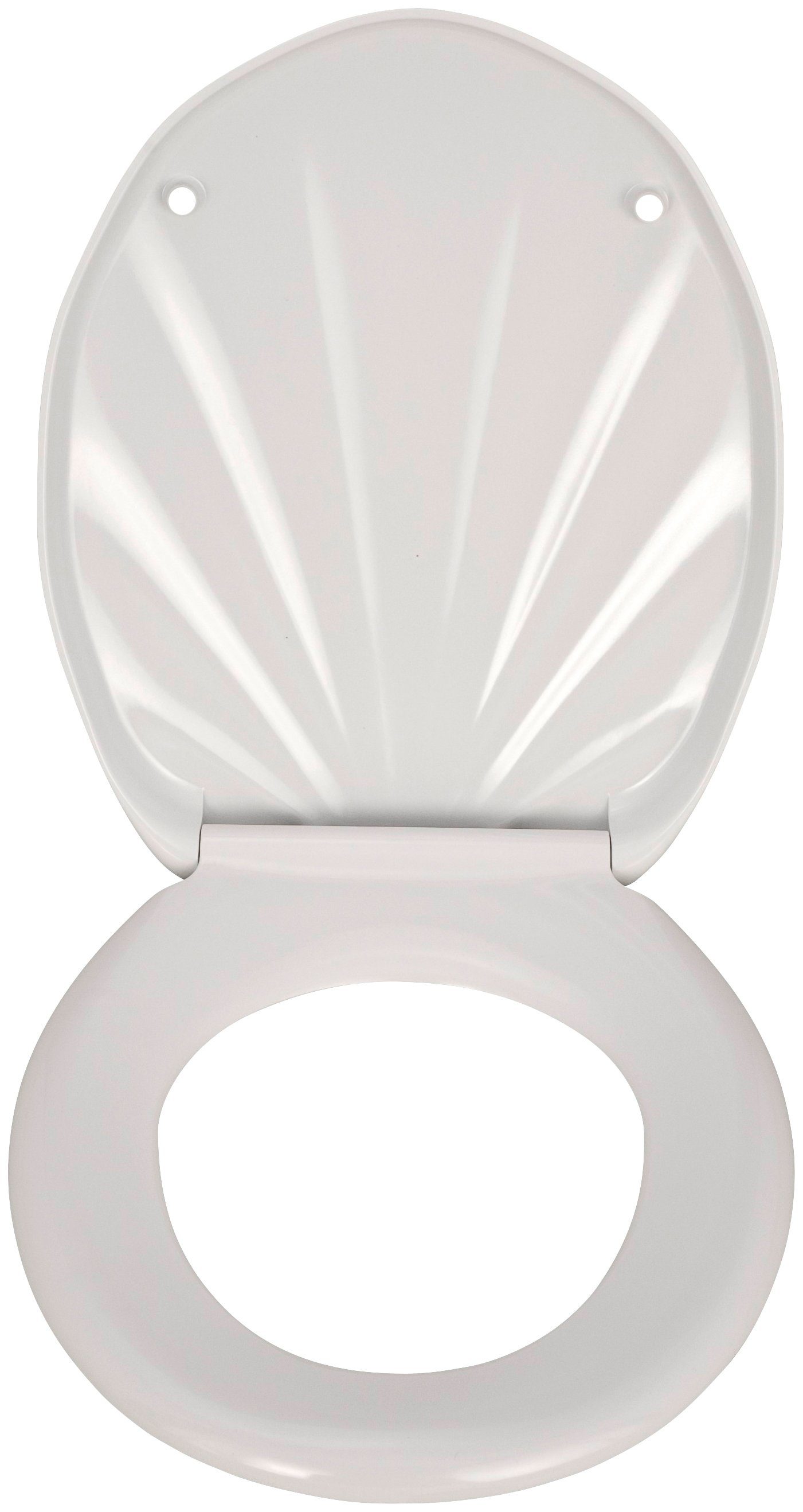 WENKO Toiletzitting Schelp Met soft-closemechanisme