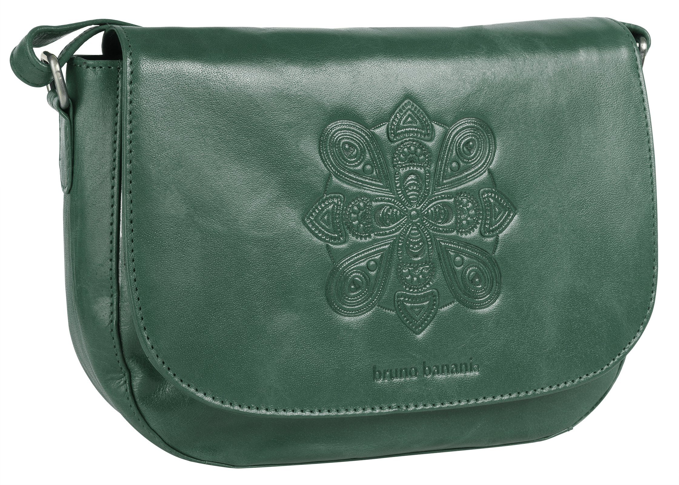 Bruno Banani Schoudertas Mandala echt leder