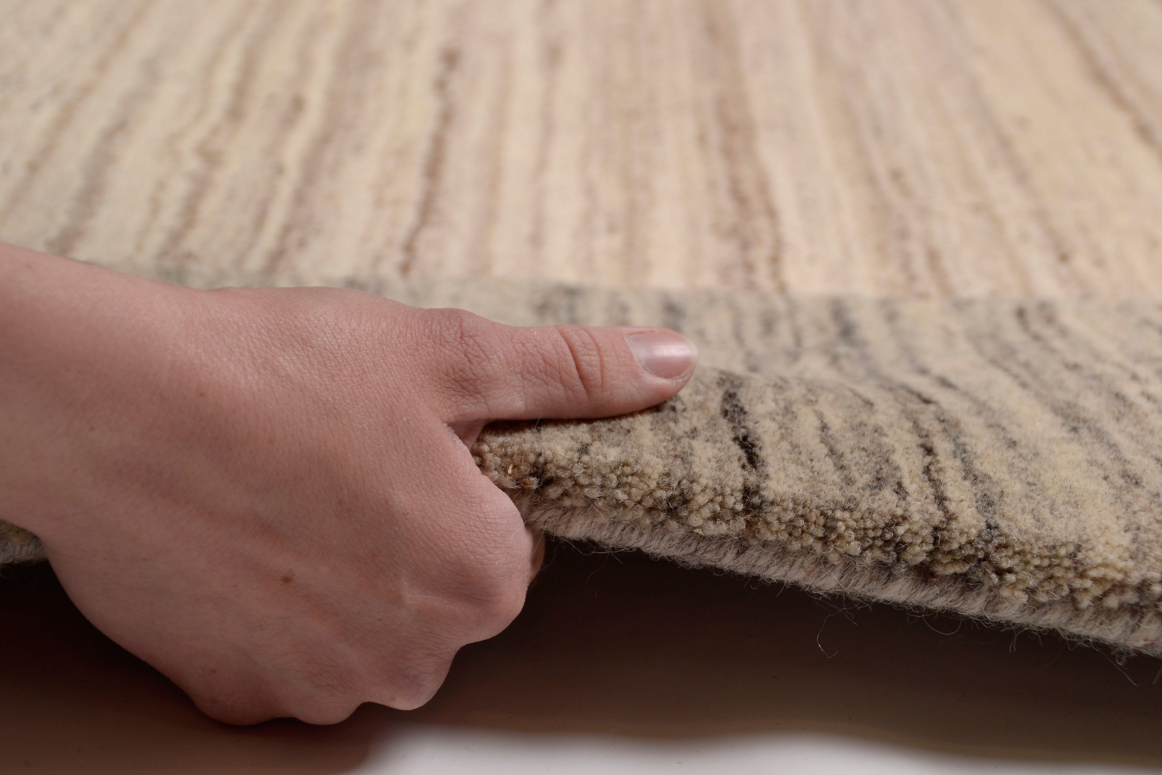 THEKO Wollen kleed Lori Dream 1 Handgeweven vloerkleed, zuivere wol, met de hand geweven, met randdessin