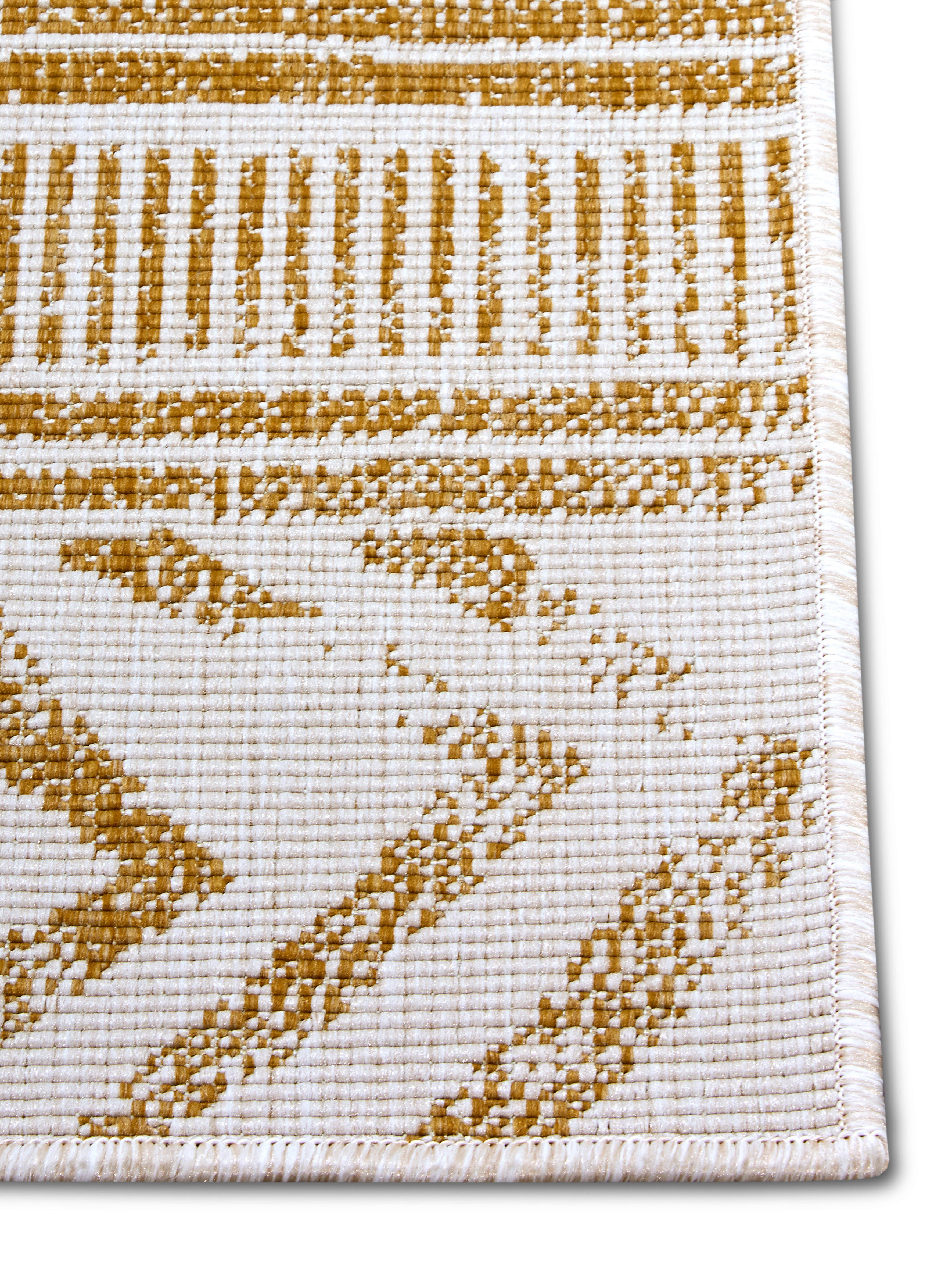 NORTHRUGS Vloerkleed BIRI tweezijdig te gebruiken kleed Binnen- en buitengebruik, weerbestendig, balkon, loper, woonkamer, waterbestendig, boho