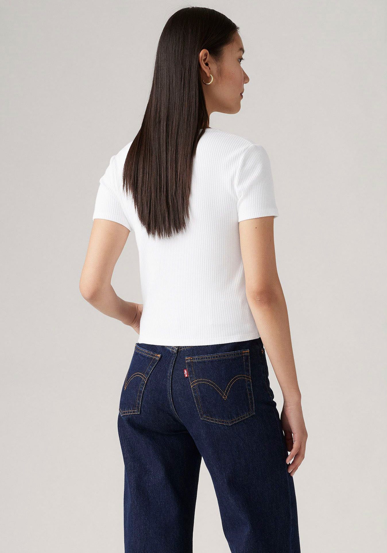Levi's® Shirt met V-hals met knoopsluiting
