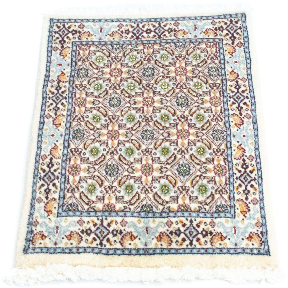 morgenland Vloerkleed Moud vloerkleed met de hand geknoopt blauw