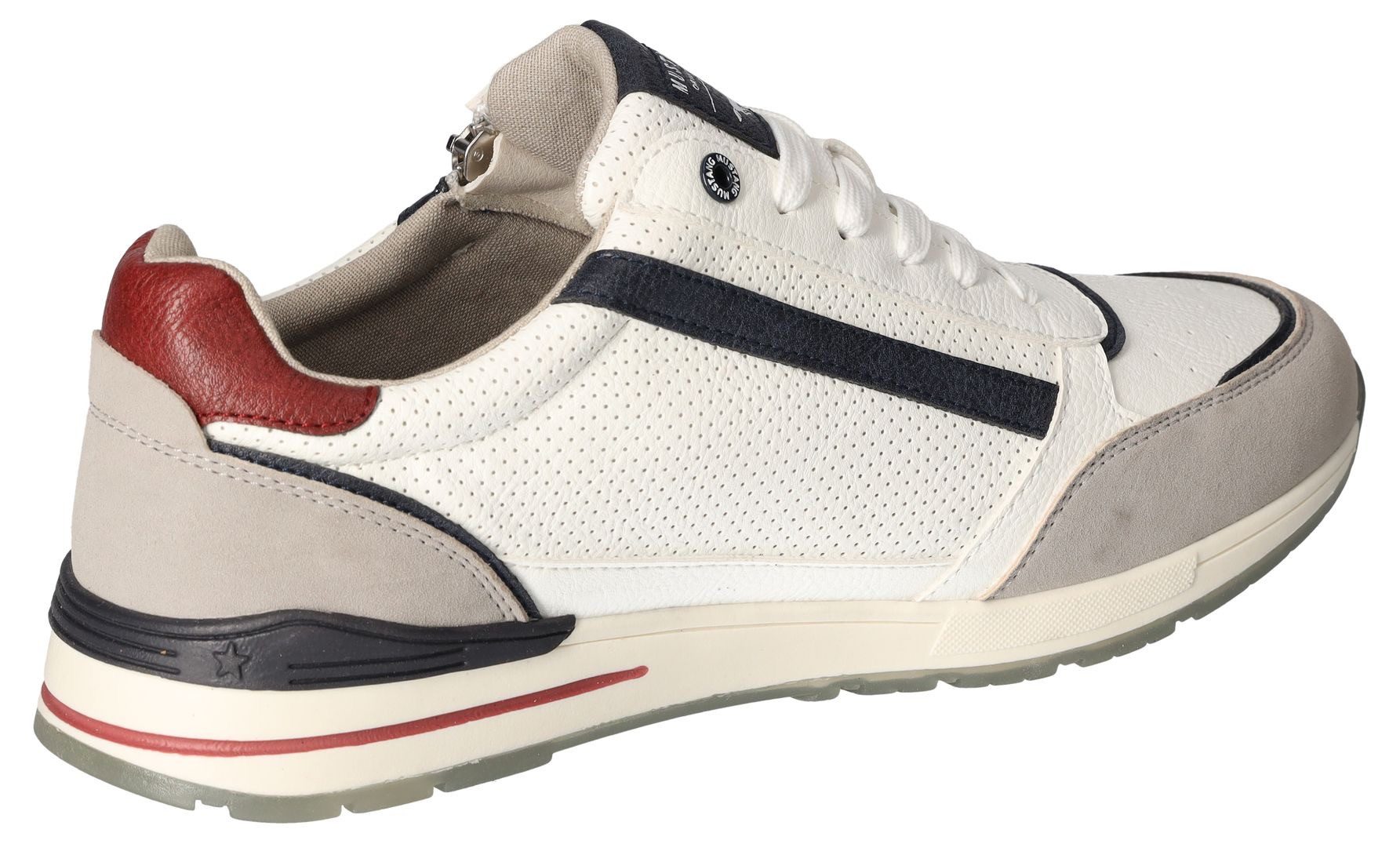 Mustang Shoes Sneakers met buitenrits, vrijetijdsschoen, lage schoen, veterschoen