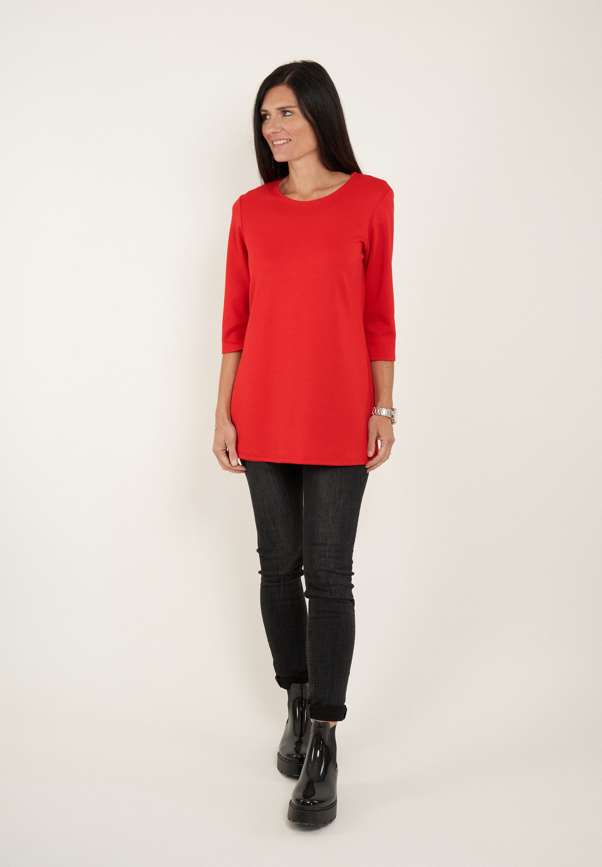 Seidel Moden Shirt met 3/4 mouwen met 3/4 mouwen, made in germany