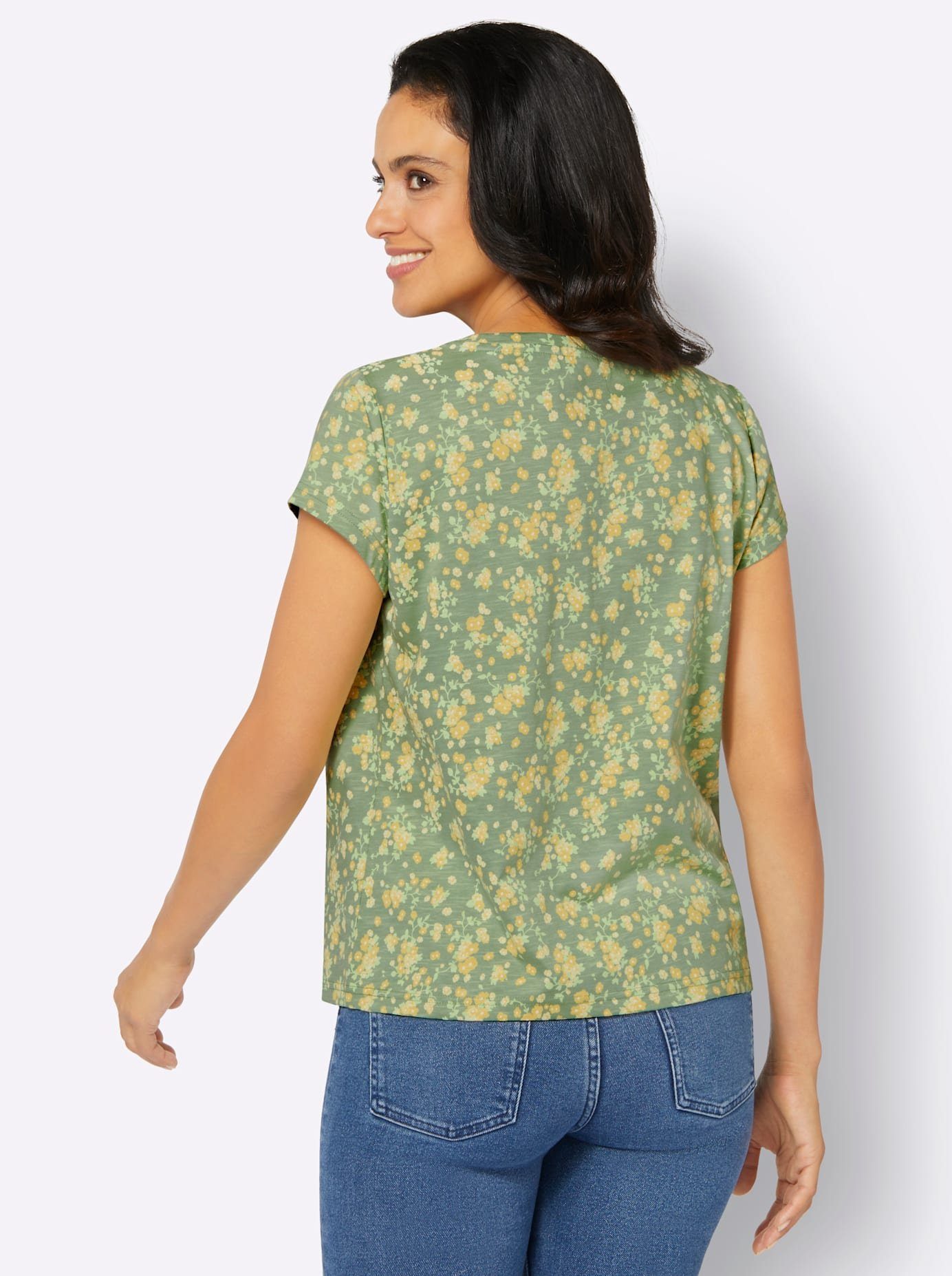 Classic Inspirationen Shirt met ronde hals Gedessineerd shirt (1-delig)