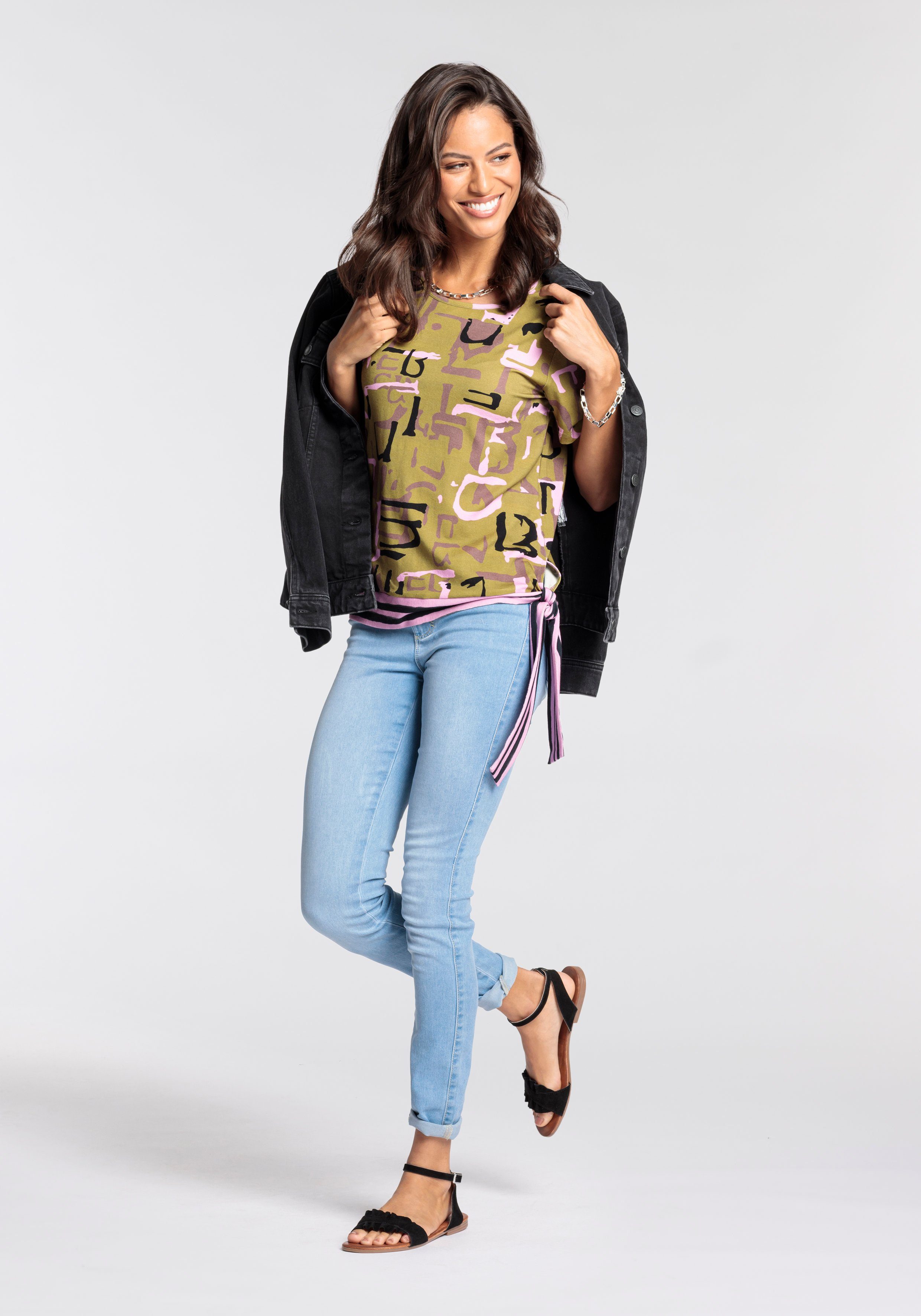 Laura Scott T-shirt met moderne print