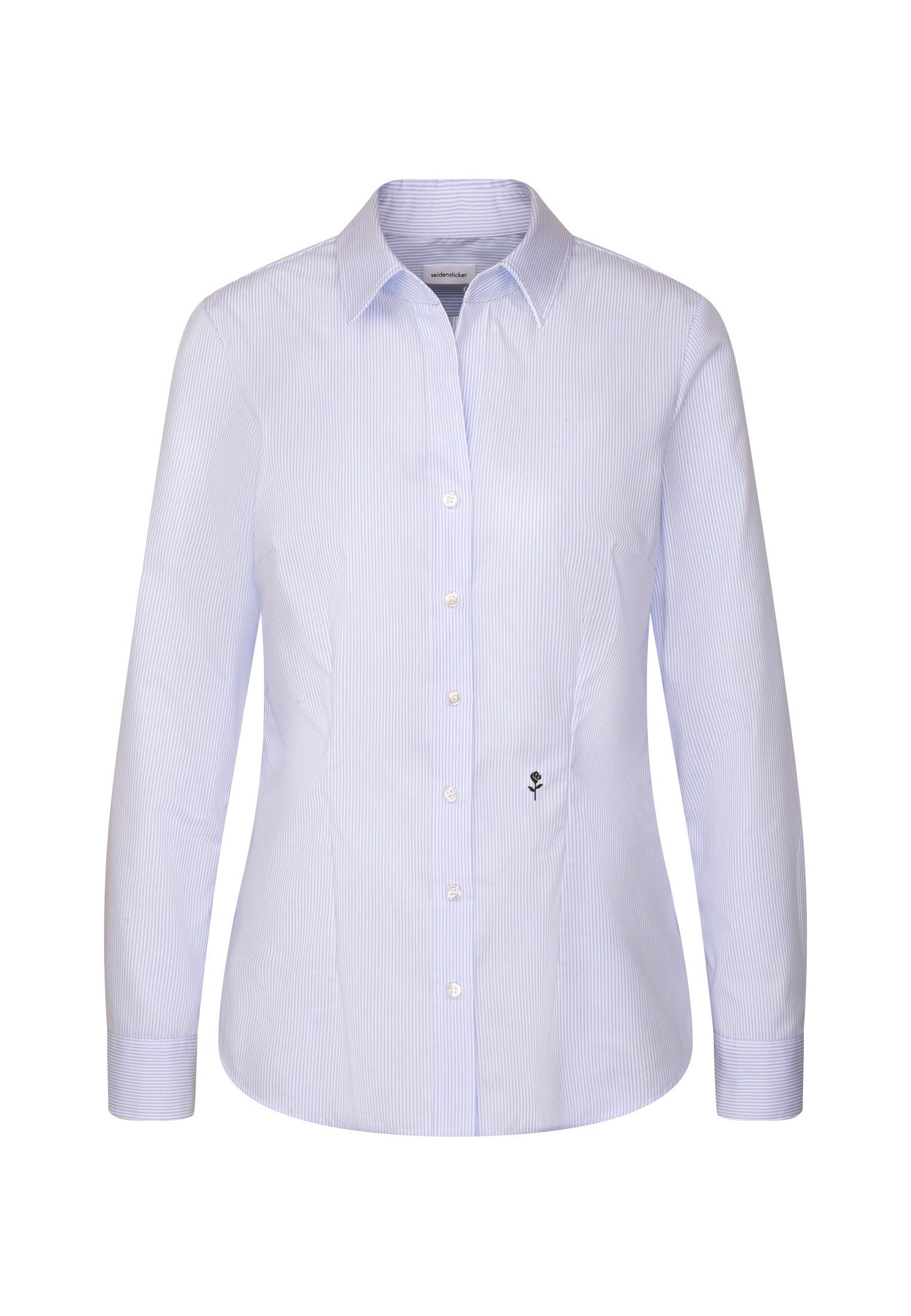 seidensticker Overhemdblouse Zwarte roos
