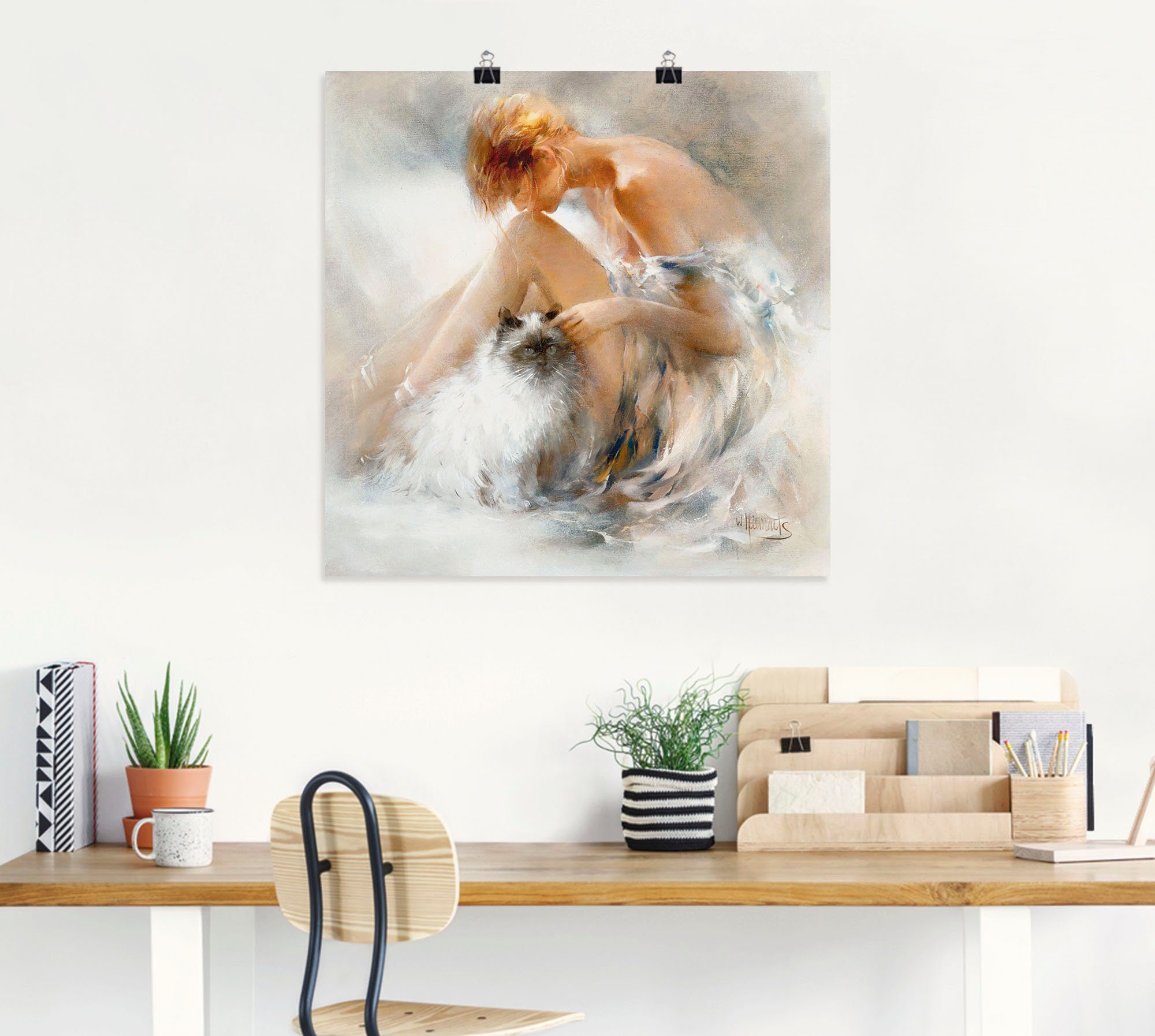 Artland Artprint Verlangen als artprint op linnen, poster, muursticker in verschillende maten