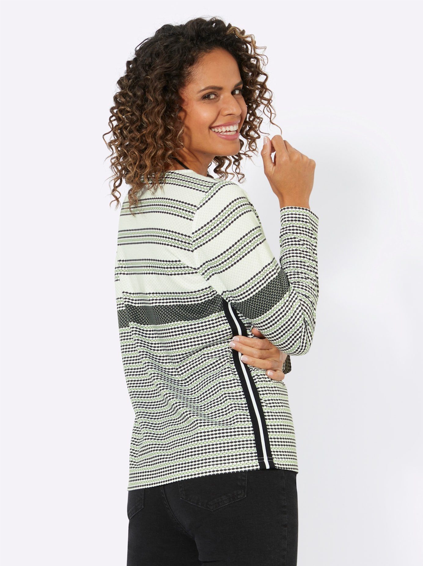 Casual Looks Shirt met ronde hals Shirt (1-delig)