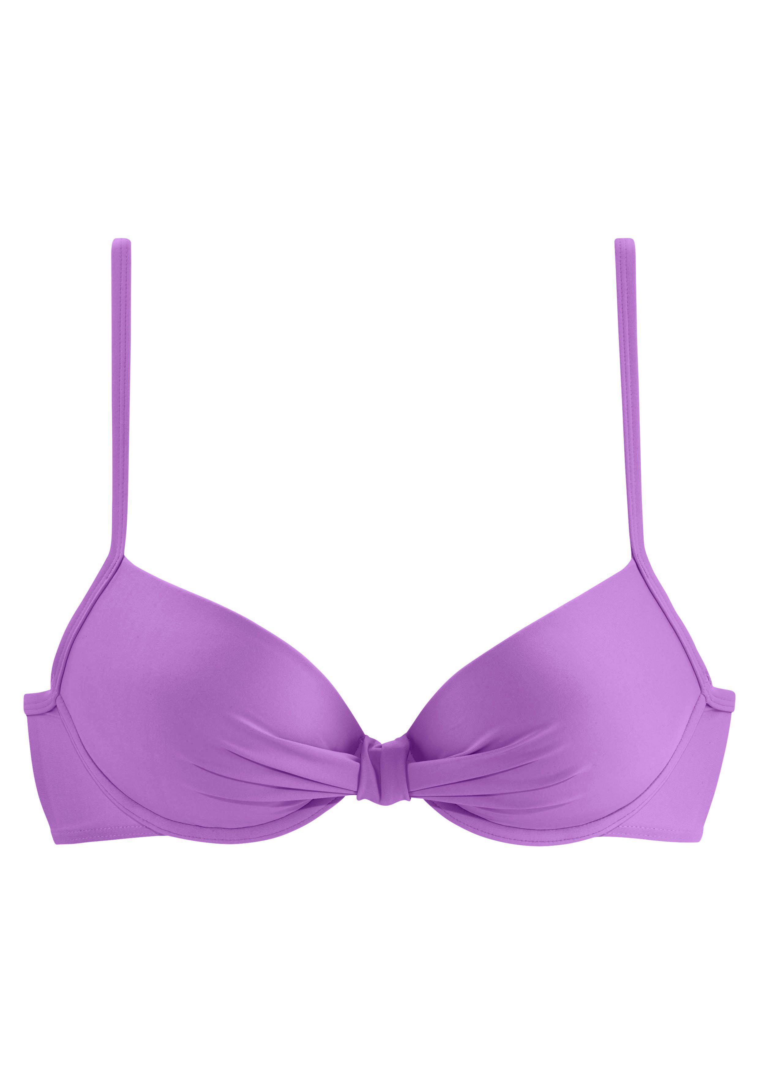 s.Oliver RED LABEL Beachwear Bikinitop met beugels Spain met aangerimpeld midden
