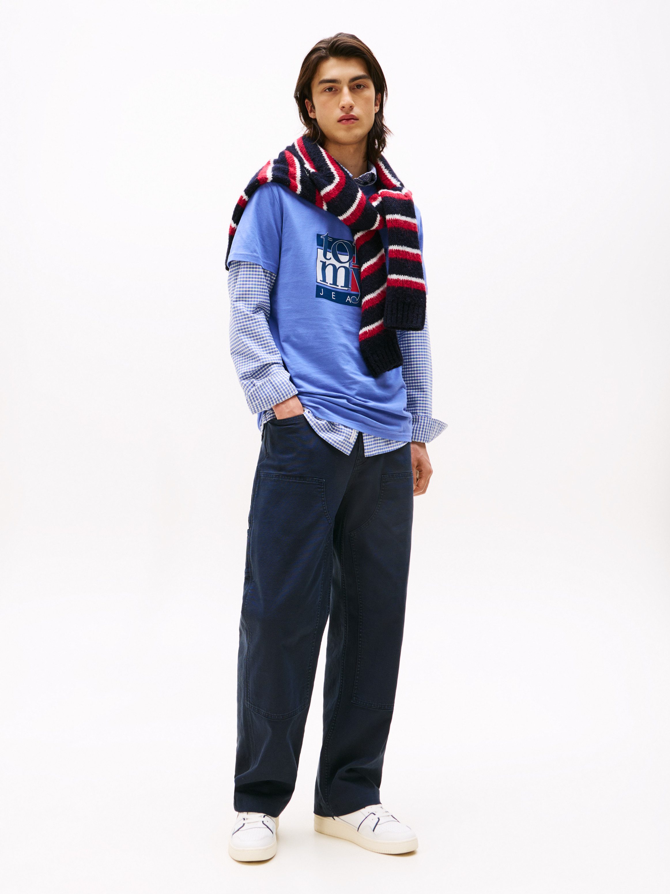 TOMMY JEANS T-shirt TJM RWB FLAG TEE EXT