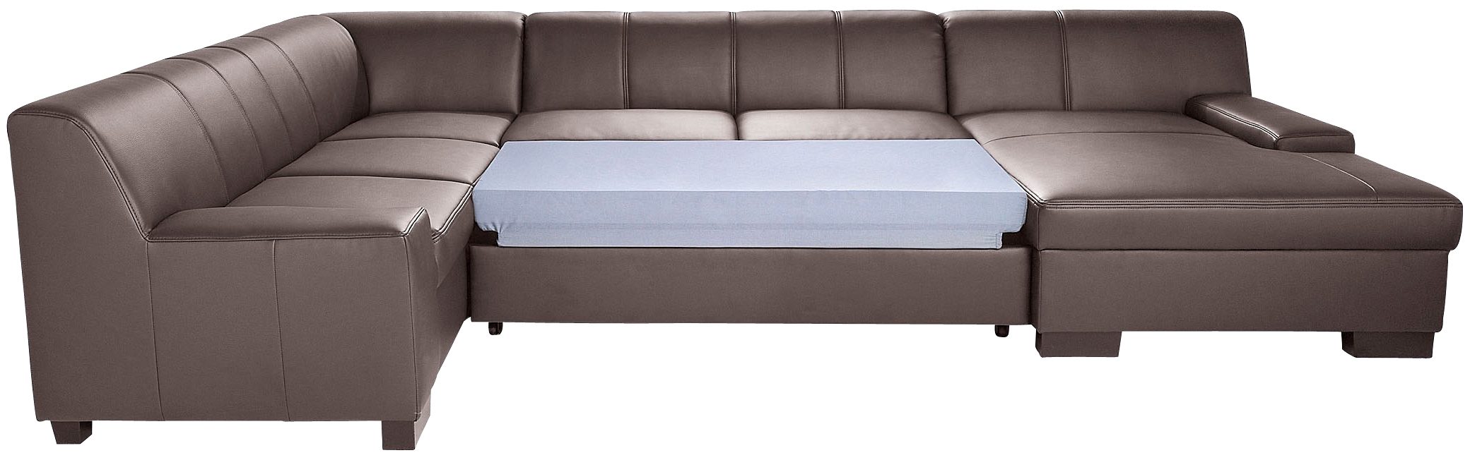 DOMO collection Zithoek Norma Top, elegant en modern, platte armleuningen, comfortabel, U-vorm