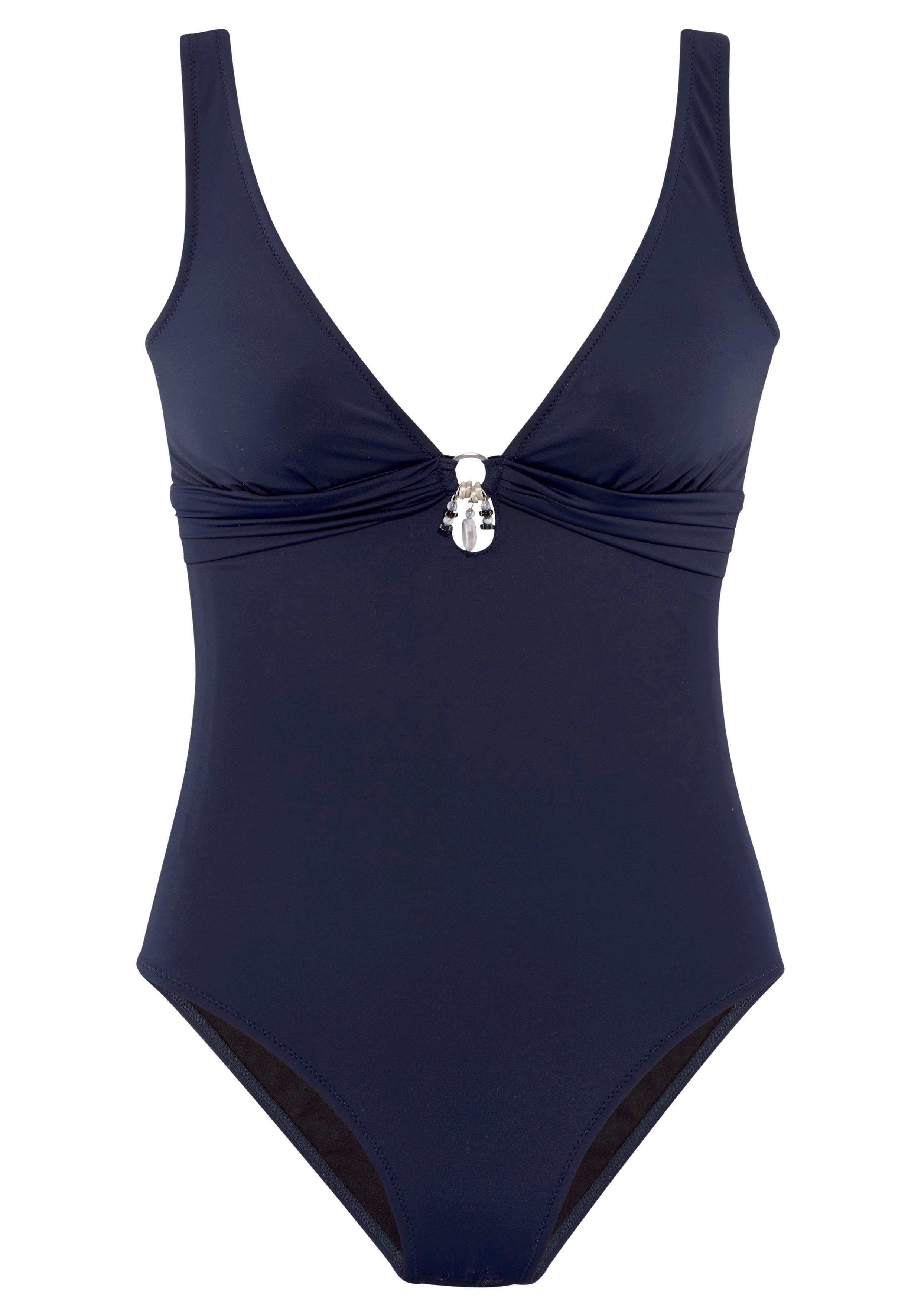 Bruno Banani Badpak met zilverkleurig accessoire
