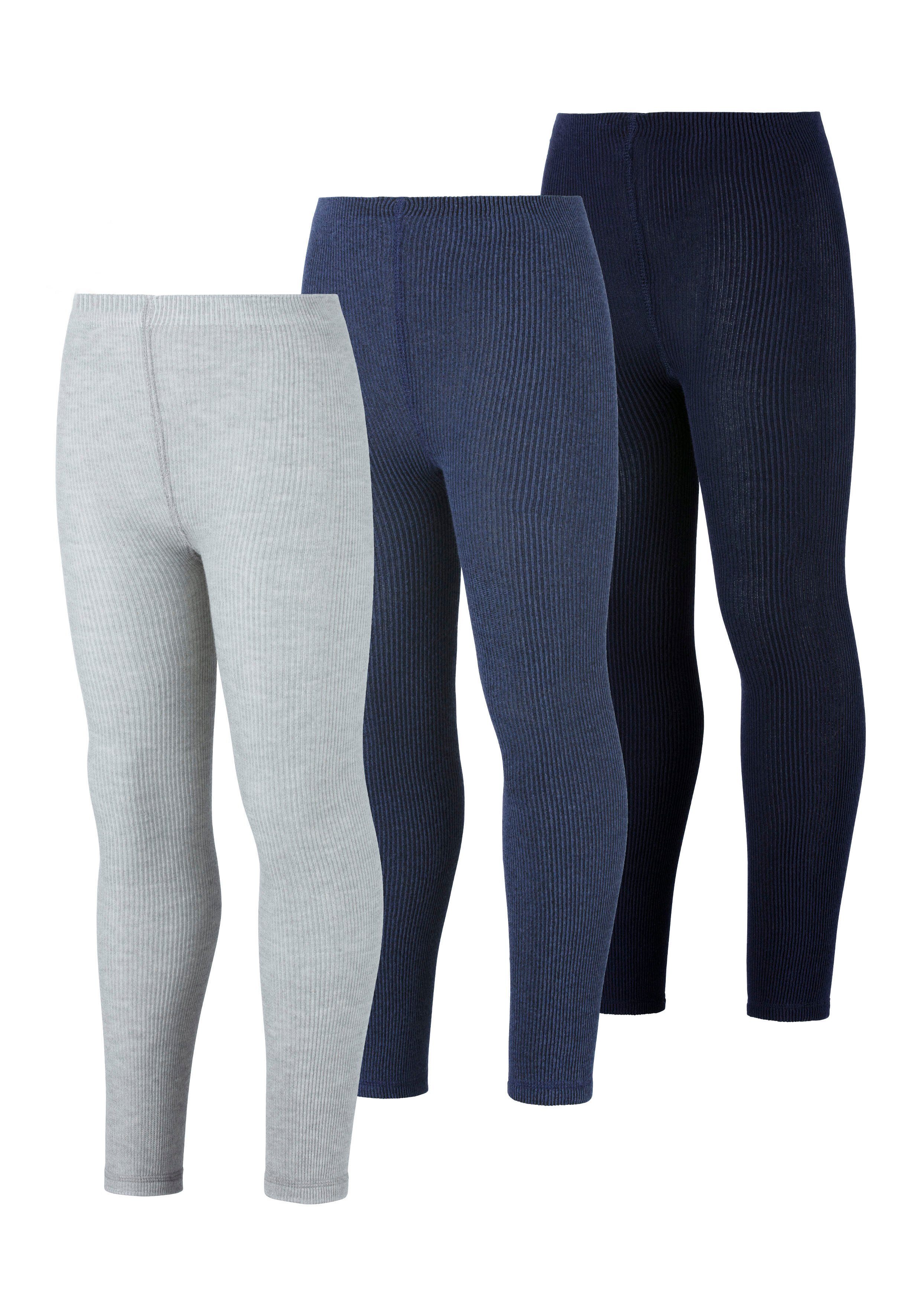 H.I.S Tricotlegging in fijne ribkwaliteit (set, 3 stuks)