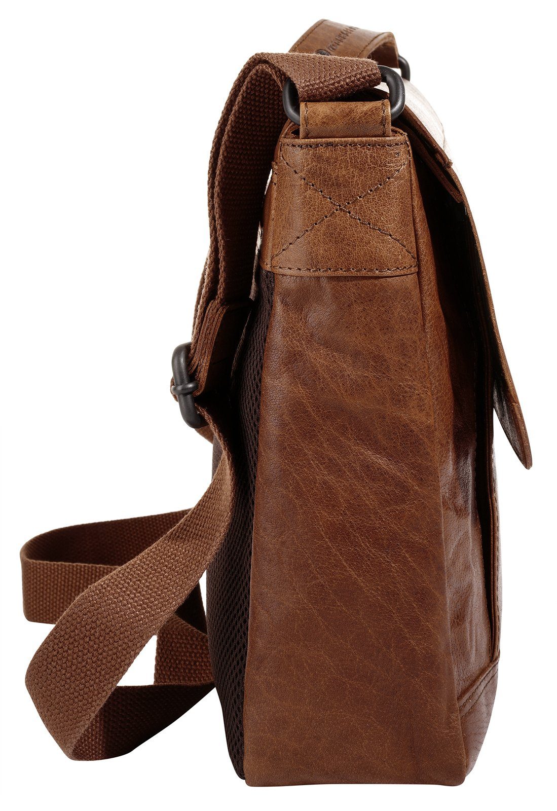 Spikes & Sparrow Messenger Bag echt leder