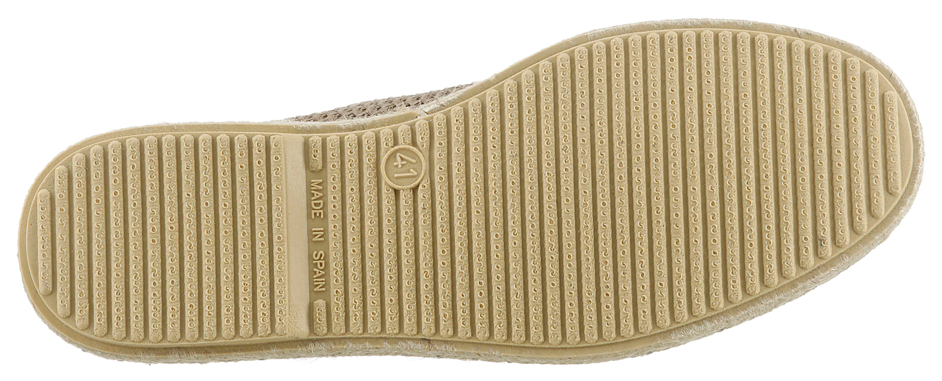 VERBENAS Bootschoenen TRUMAN BUZZBEE , espadrilles, zomerschoen, veterschoen met jute rand