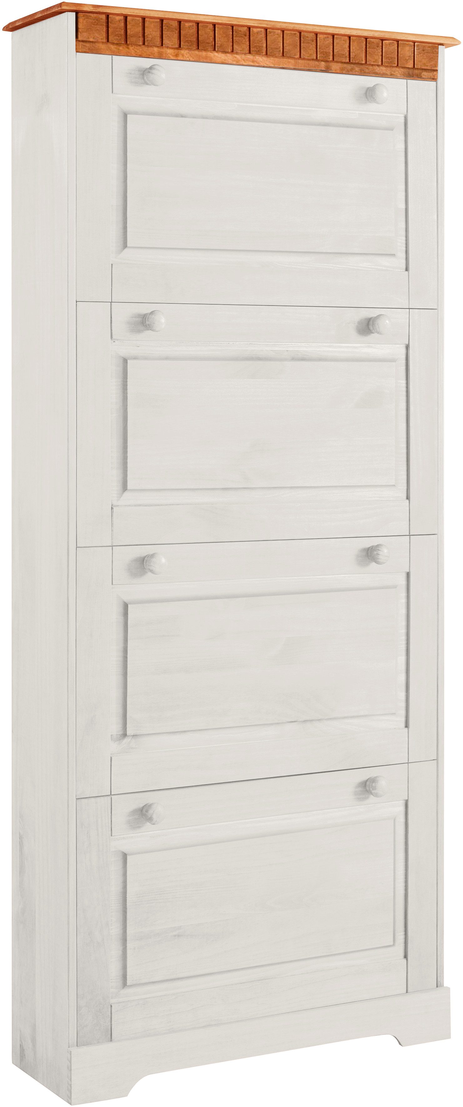 Home affaire Schoenenkast Lisa met 4 kleppen, hoogte 172 cm, breedte 75 cm