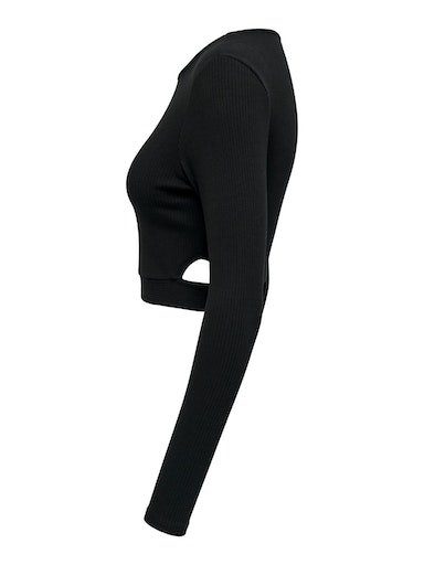 Only Shirt met ronde hals ONLNIKITA L/S TOP JRS