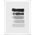 wall-art poster 50 shades of grey zwart grijs (1 stuk) multicolor