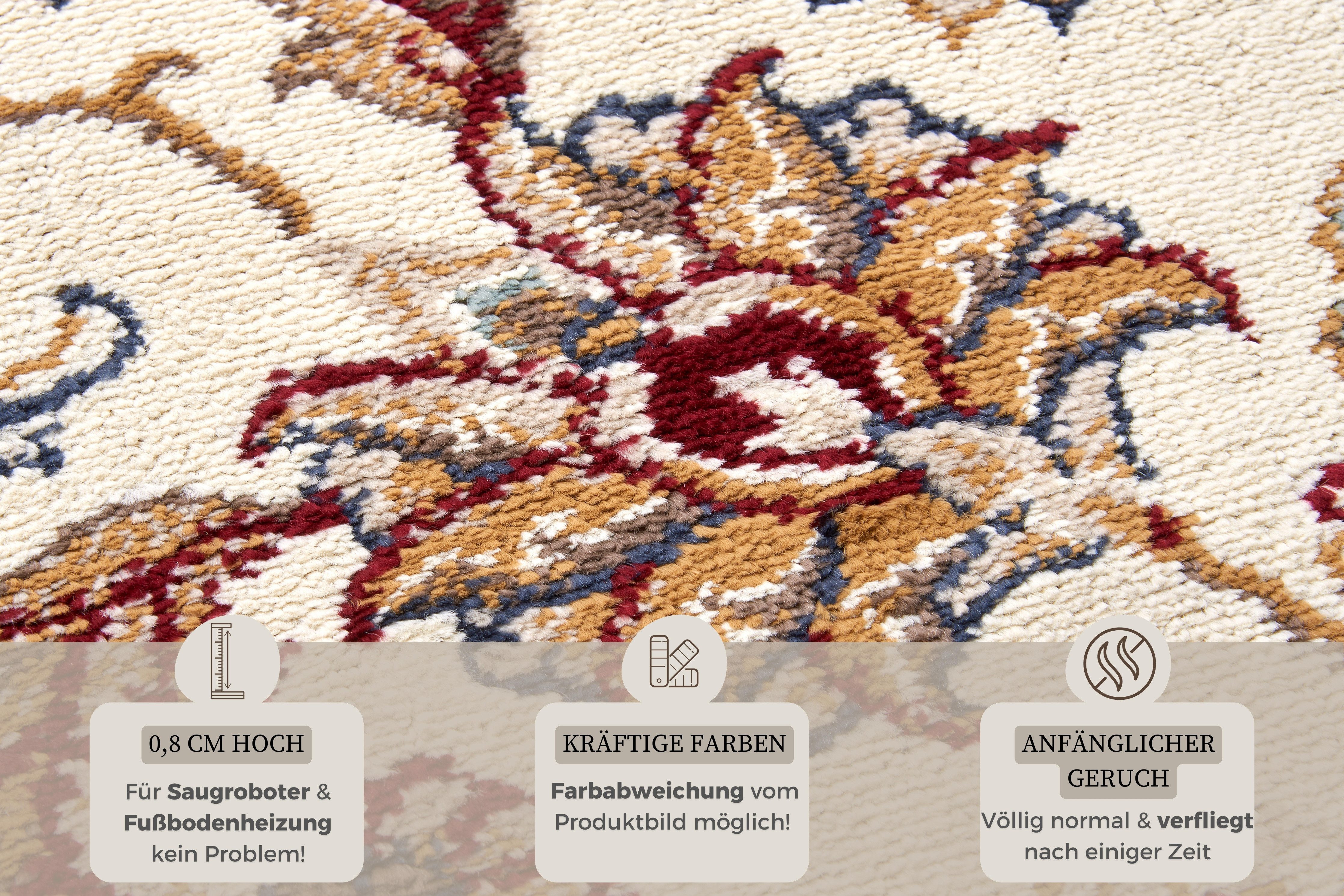 HANSE Home Vloerkleed RENI Loper, oosters, kortpolig, woonkamer, slaapkamer, eetkamer