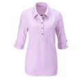classic basics flanellen blouse roze