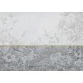 consalnet papierbehang grijze bloemen in verschillende maten wit
