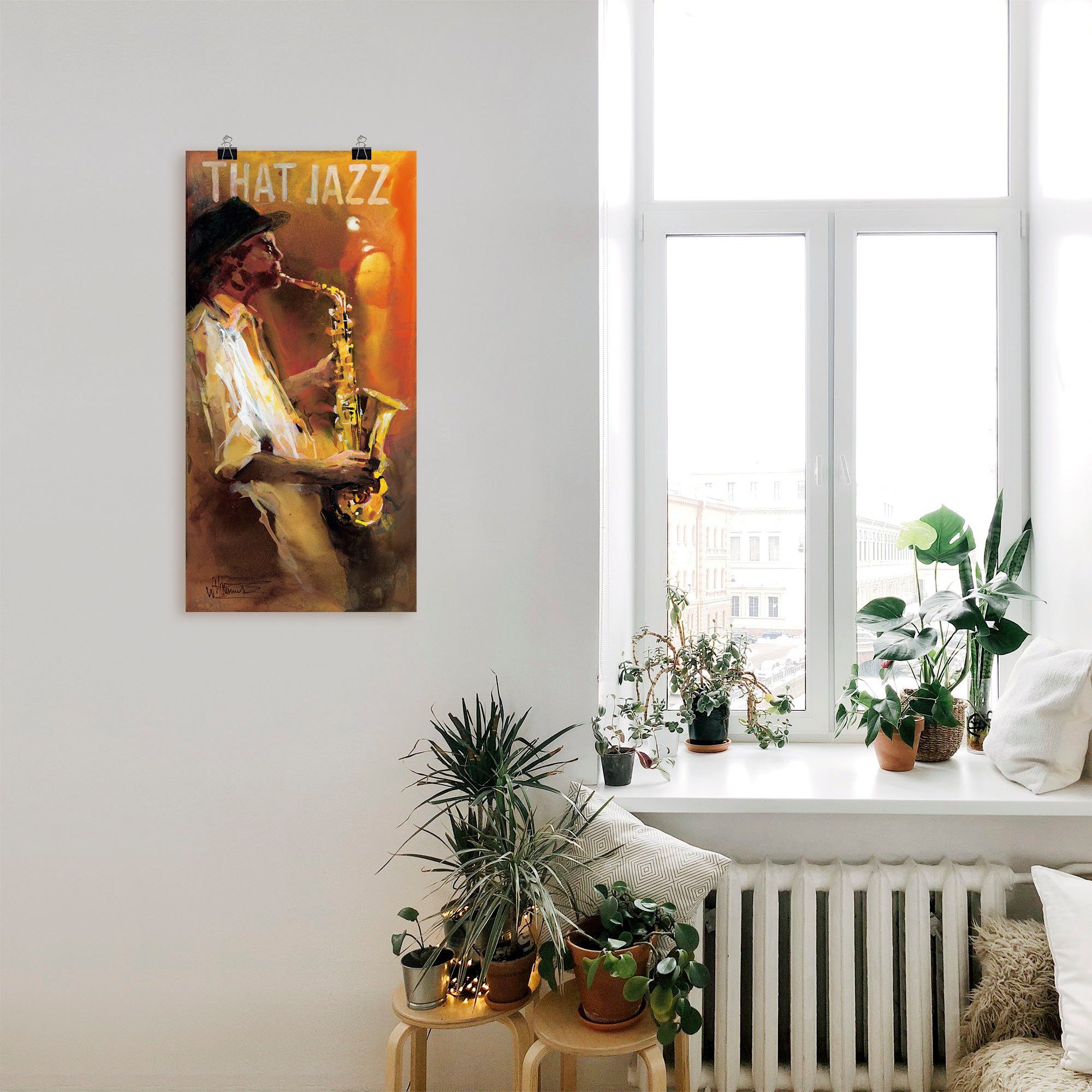 Artland Artprint Jazz als poster, muursticker in verschillende maten