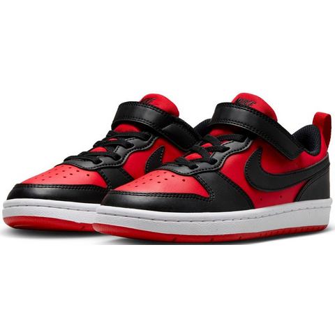 Nike Nike court borough low recraft classic sneakers rood-zwart kinderen kinderen