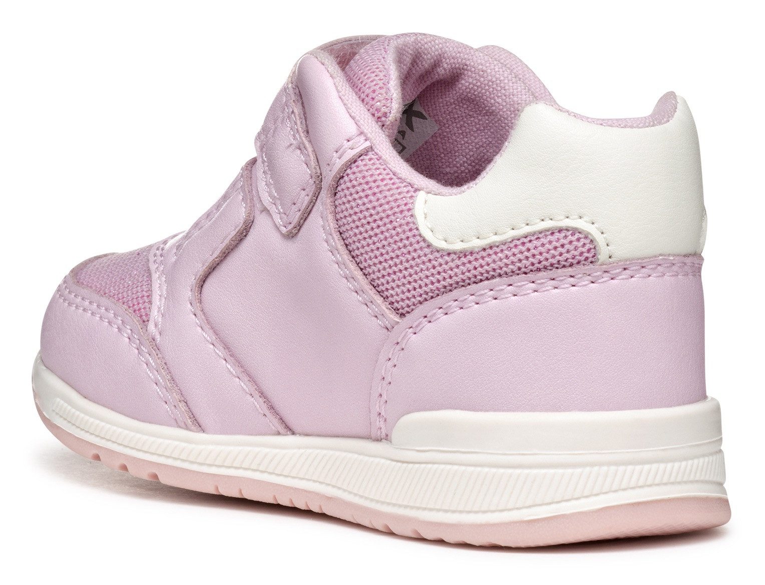 Geox Babyschoentjes B RISHON GIRL , klittenbandschoen, meisjes schoen met fijne glitters en vlinder motief