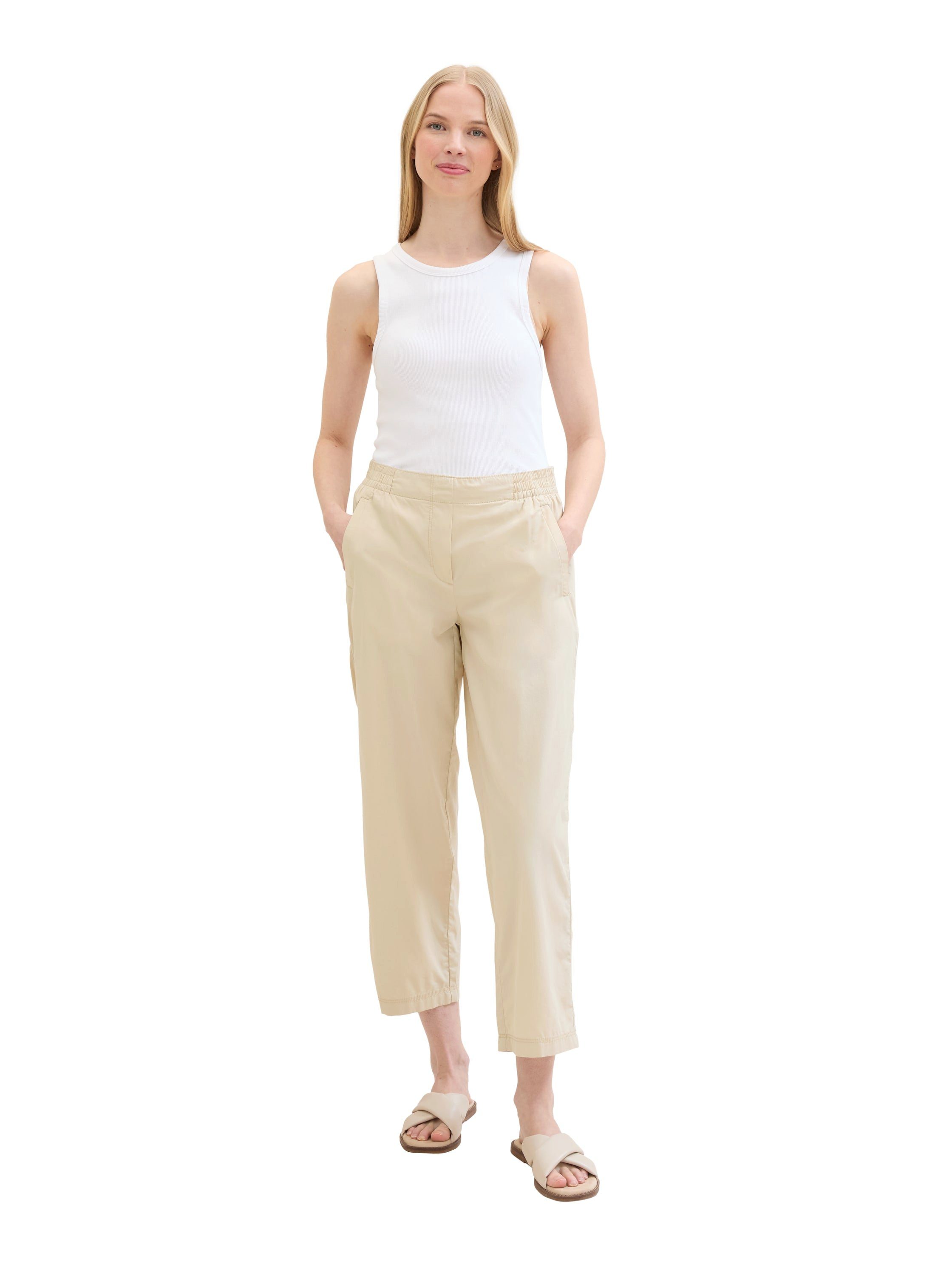 Tom Tailor Stoffen broek in 7/8-lengte