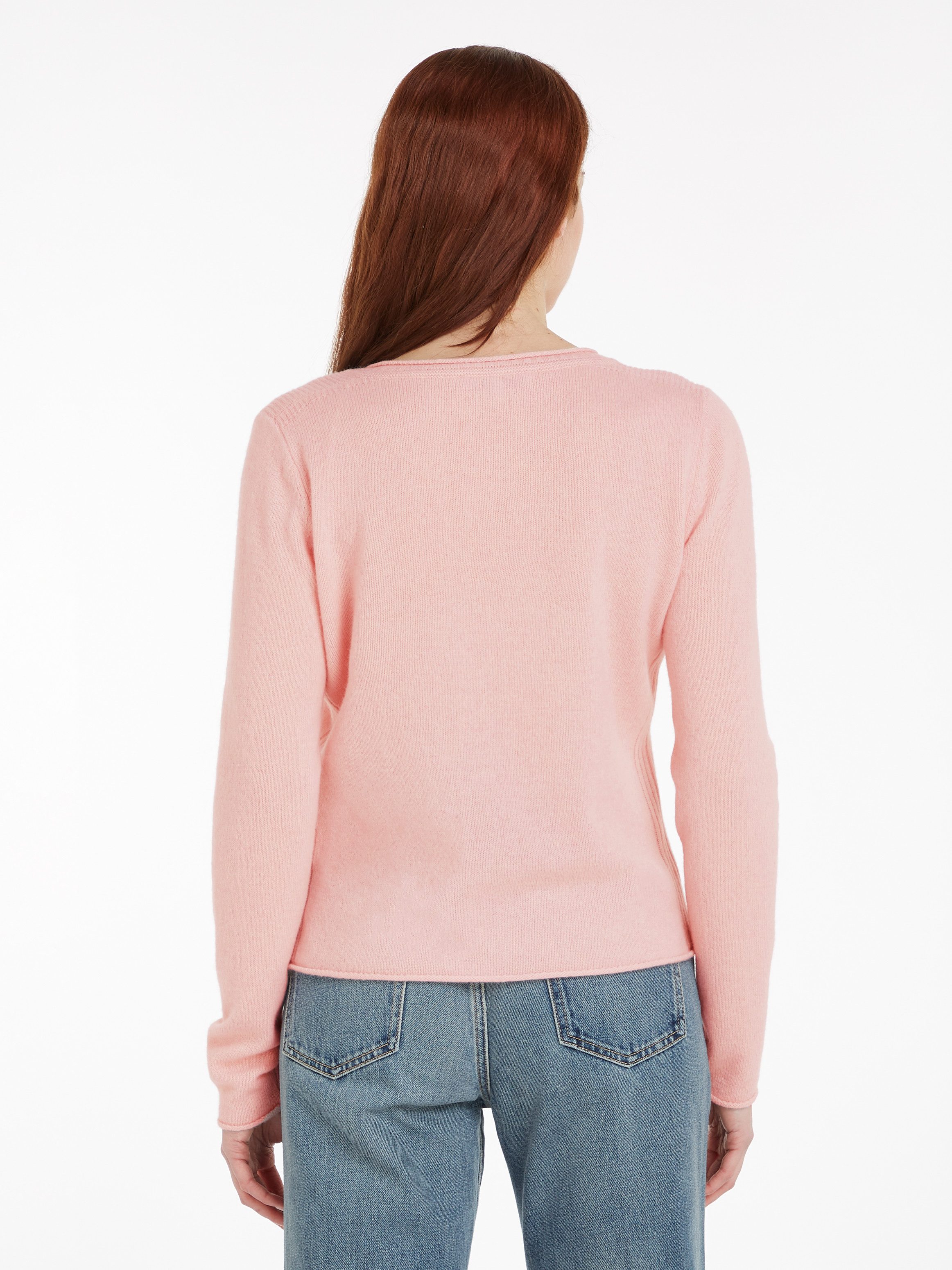 Tommy Hilfiger Gebreide trui SOFT WOOL V-NK SWEATER