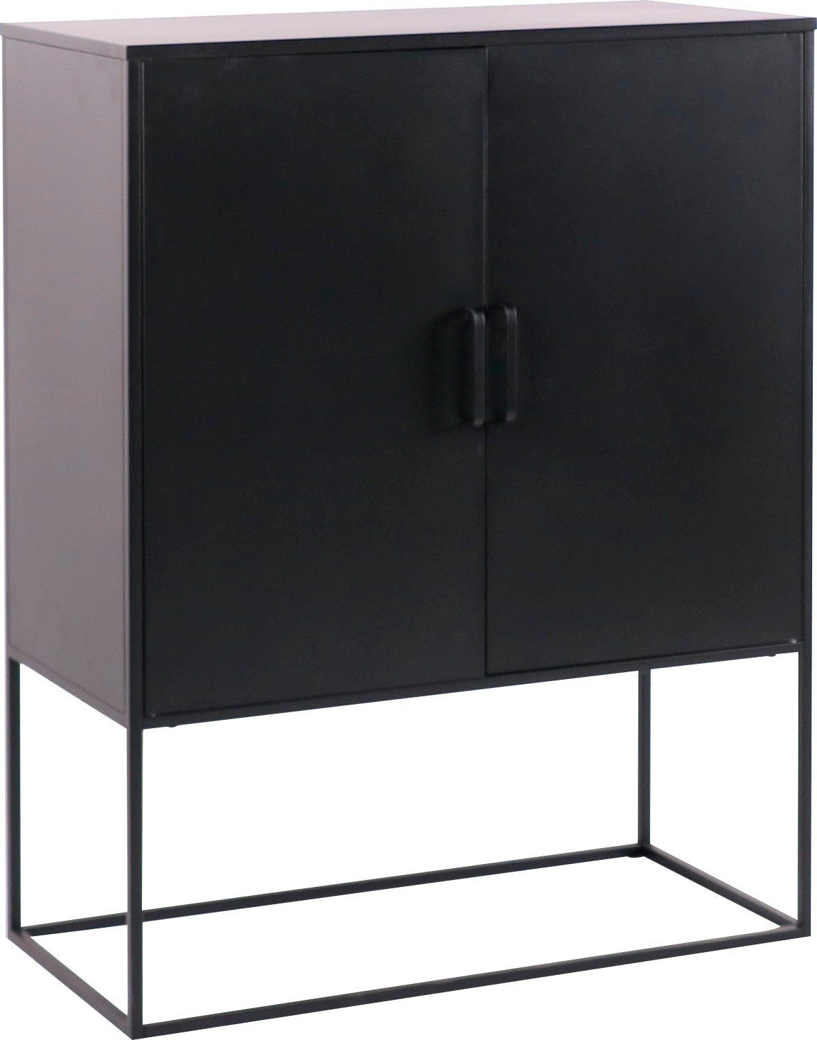 Homexperts Kast Rich designachtige kast met metalen deuren