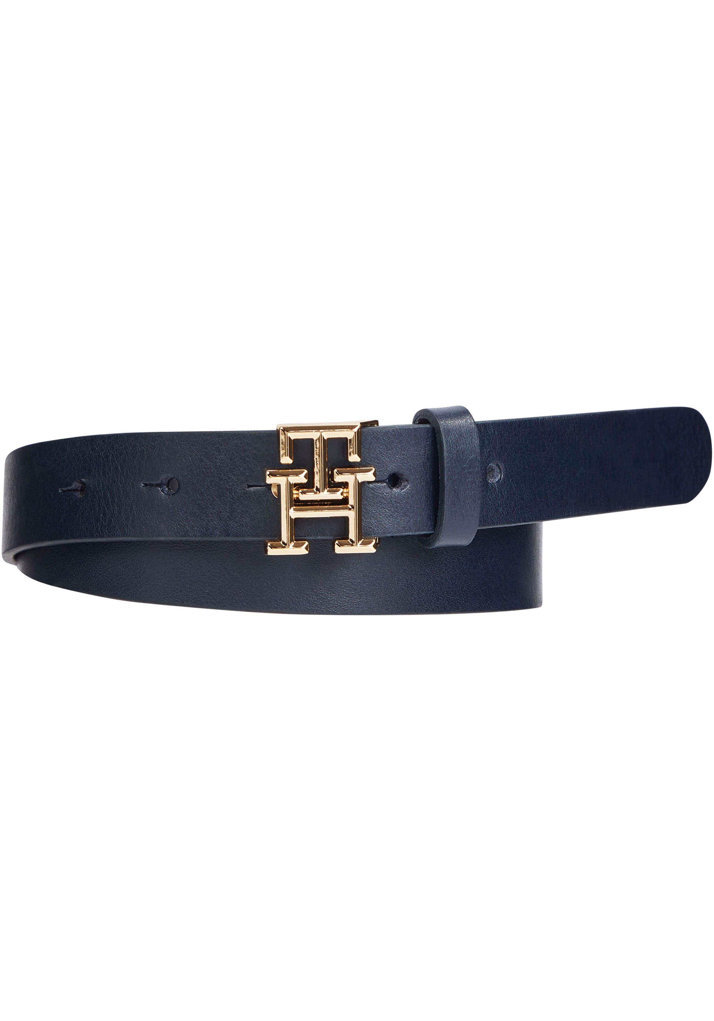 Tommy Hilfiger Leren riem TH LOGO 2.5 met monogram gesp