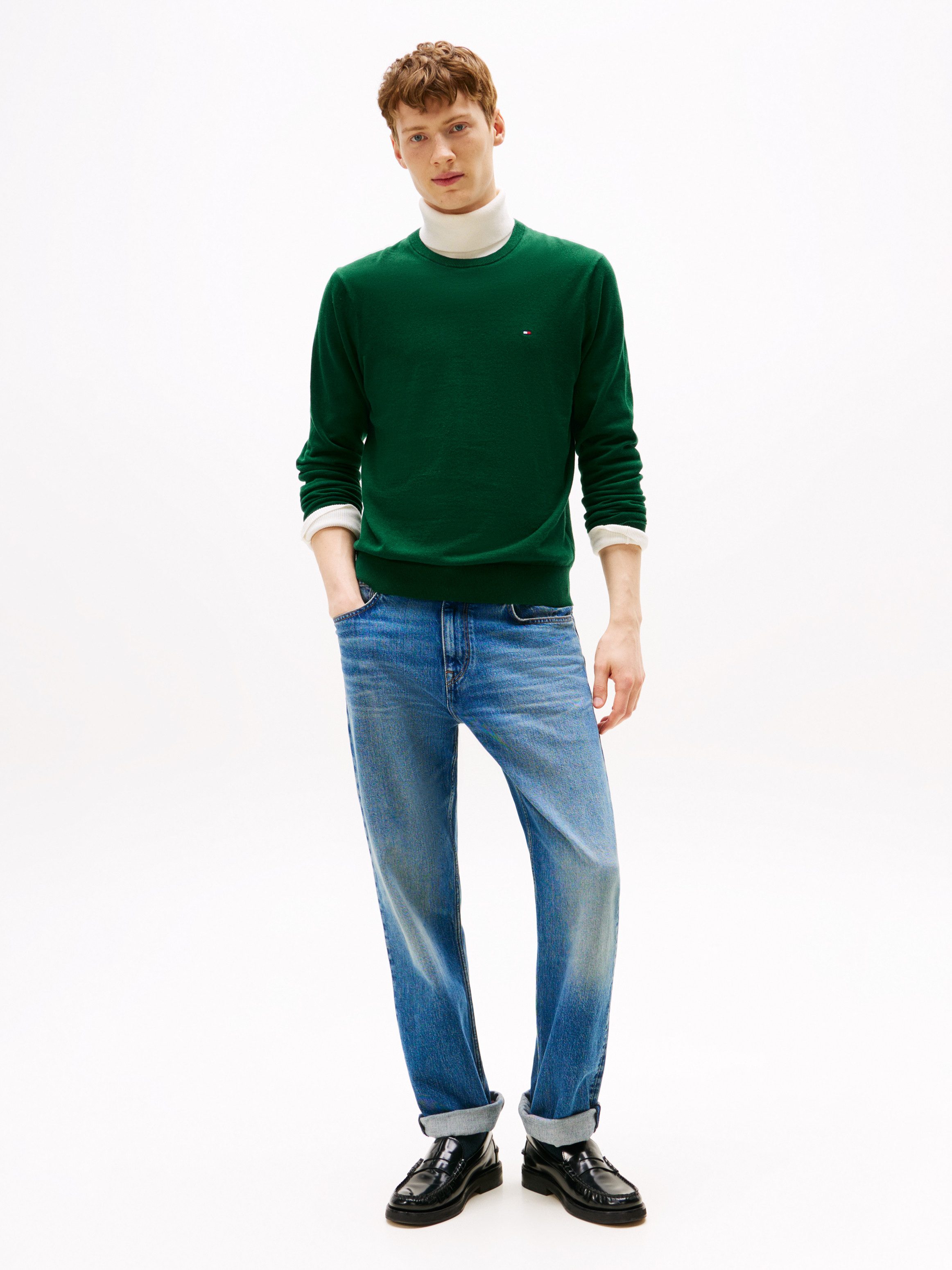 Tommy Hilfiger Trui met ronde hals ESSENTIAL COTTON CREW NECK
