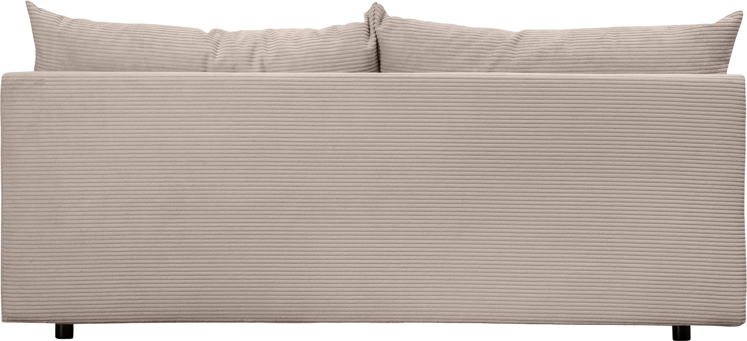 COLLECTION AB Slaapbank Bella Slaapbank, bedlade, bonellvering, rugkussen, armleuningkussen