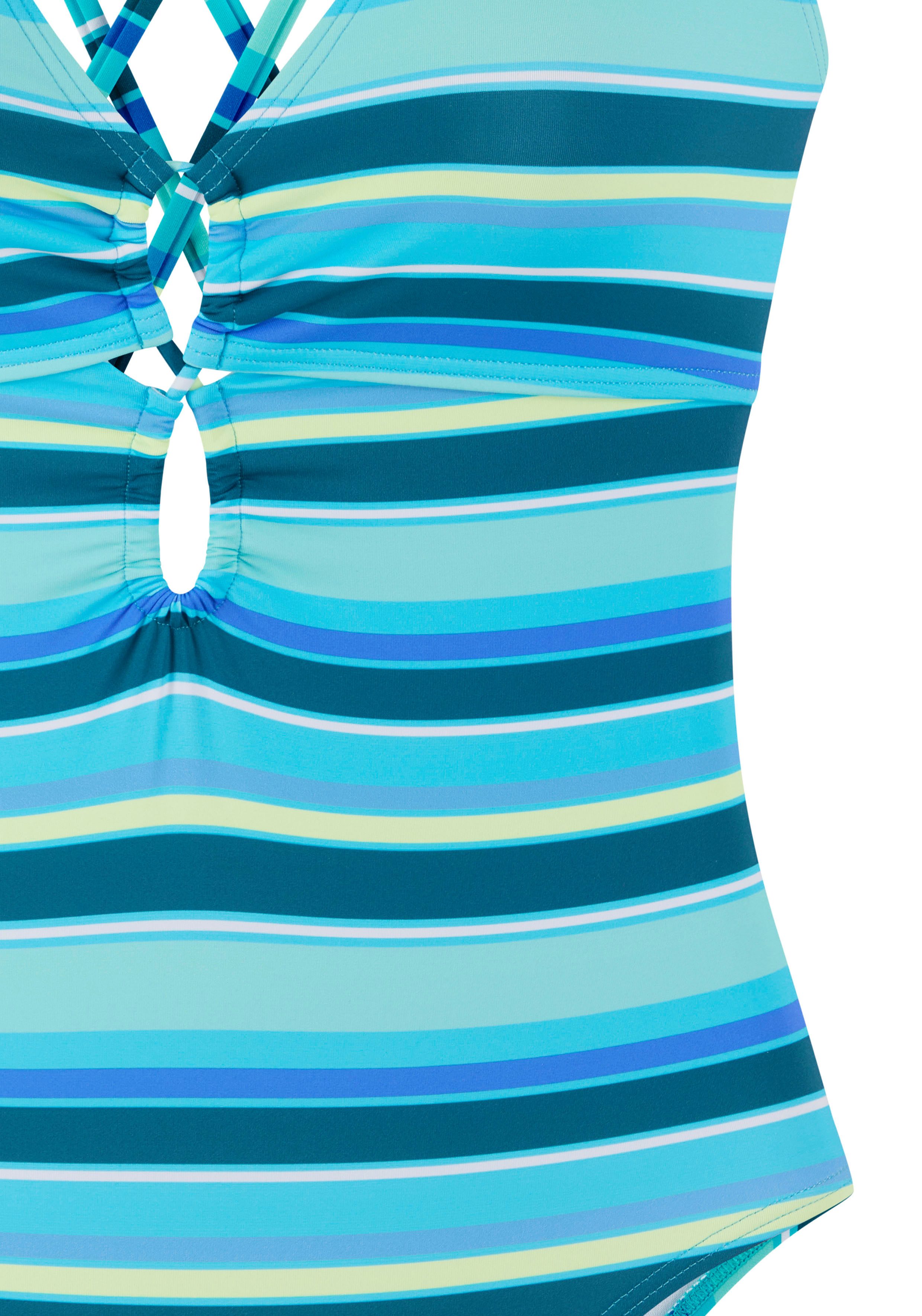 s.Oliver RED LABEL Beachwear Badpak Fun gekruiste schouderbanden op de rug