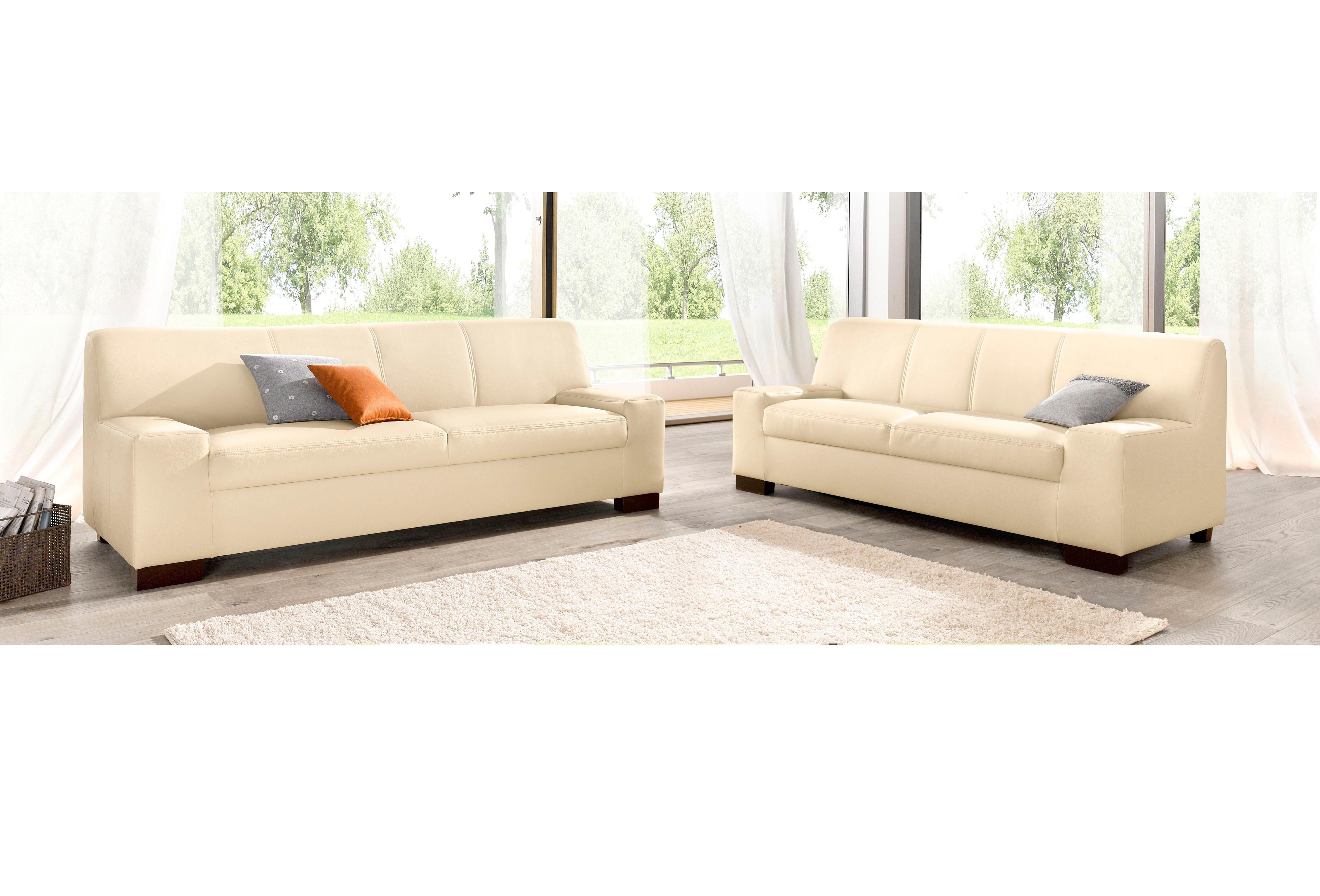 DOMO collection Zithoek Norma Top bestaand uit een 2-zitsbank en een 3-zitsbank (set)