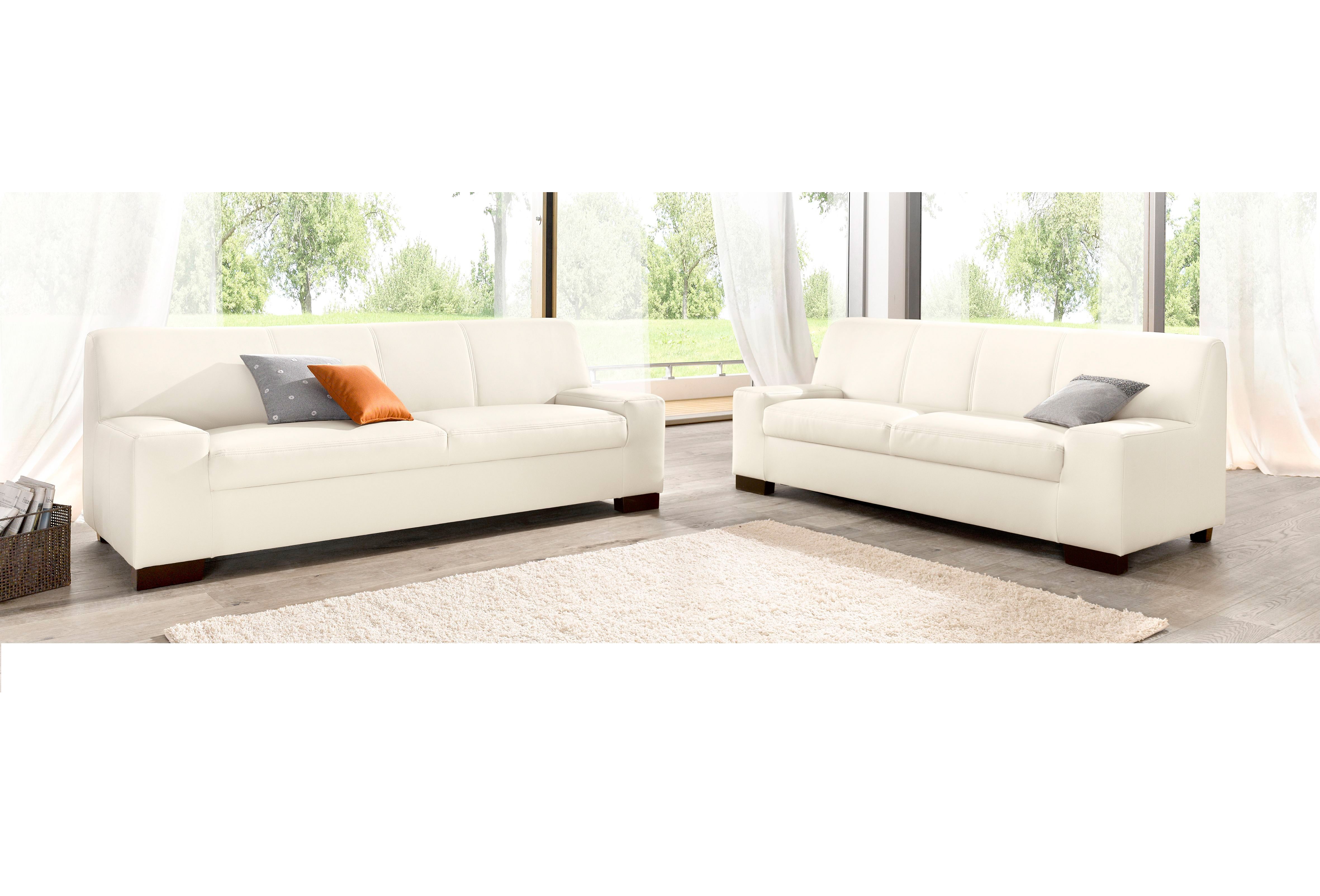 DOMO collection Zithoek Norma bestaand uit elk een 2- en 3-zitsbank (set)