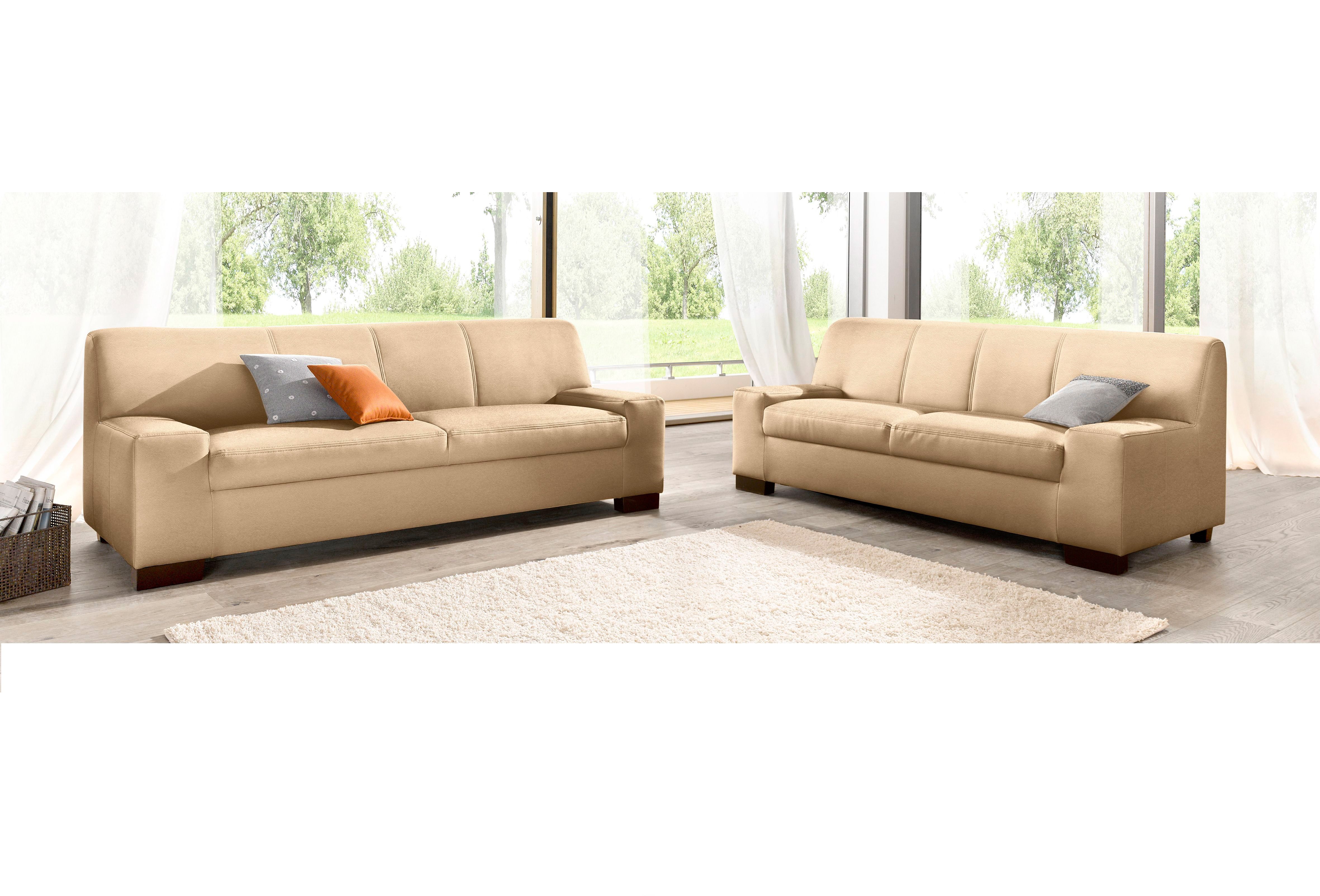 DOMO collection Zithoek Norma Top bestaand uit een 2-zitsbank en een 3-zitsbank (set)